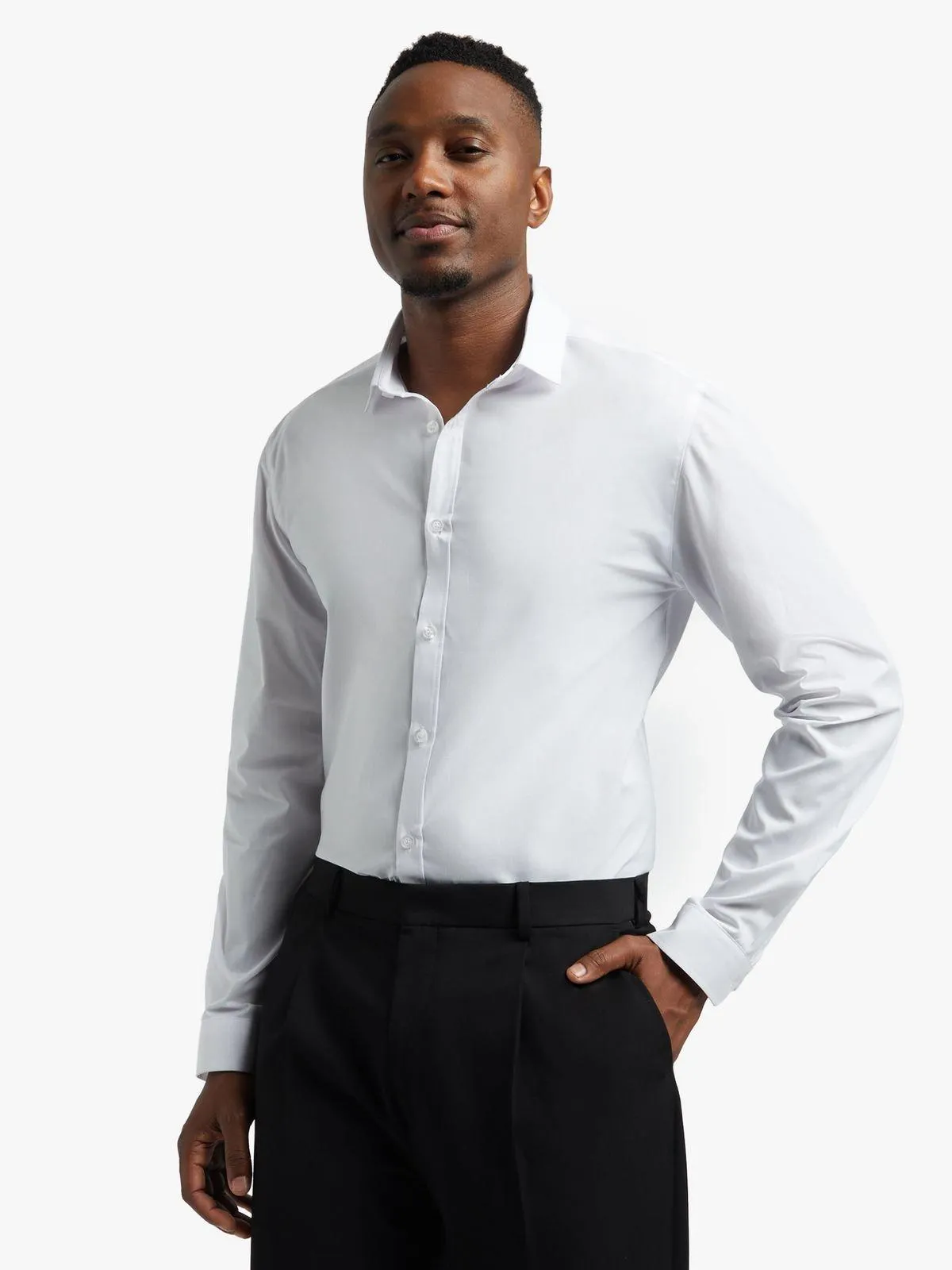 Exact Men's White Shirt