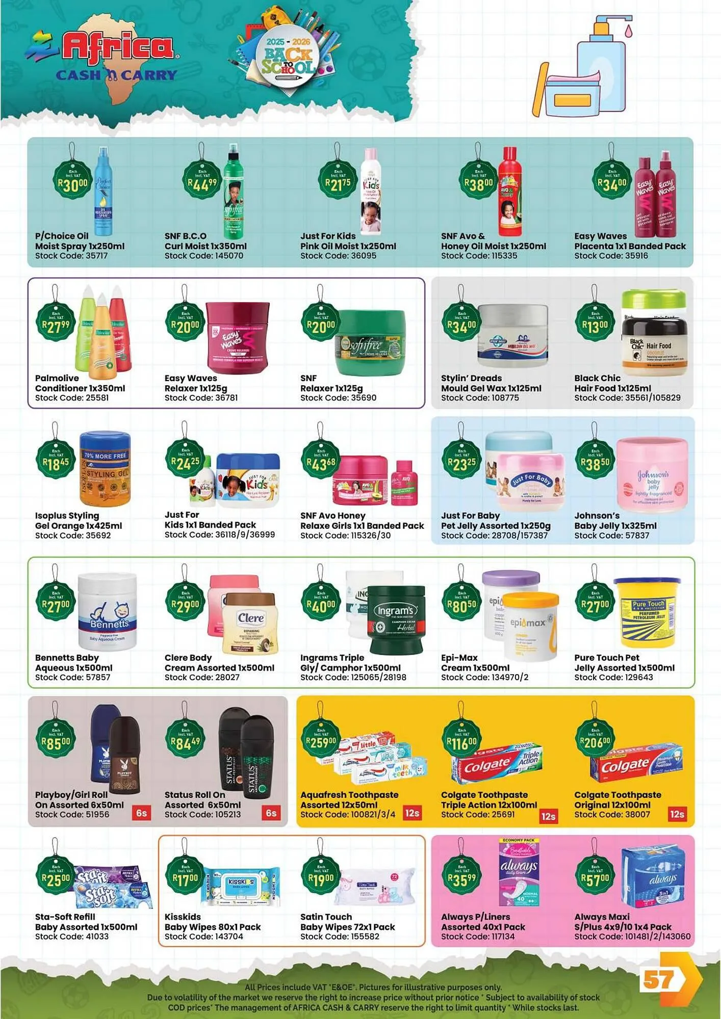 Africa Cash and Carry catalogue from 16 January to 31 January 2026 - Catalogue Page 57