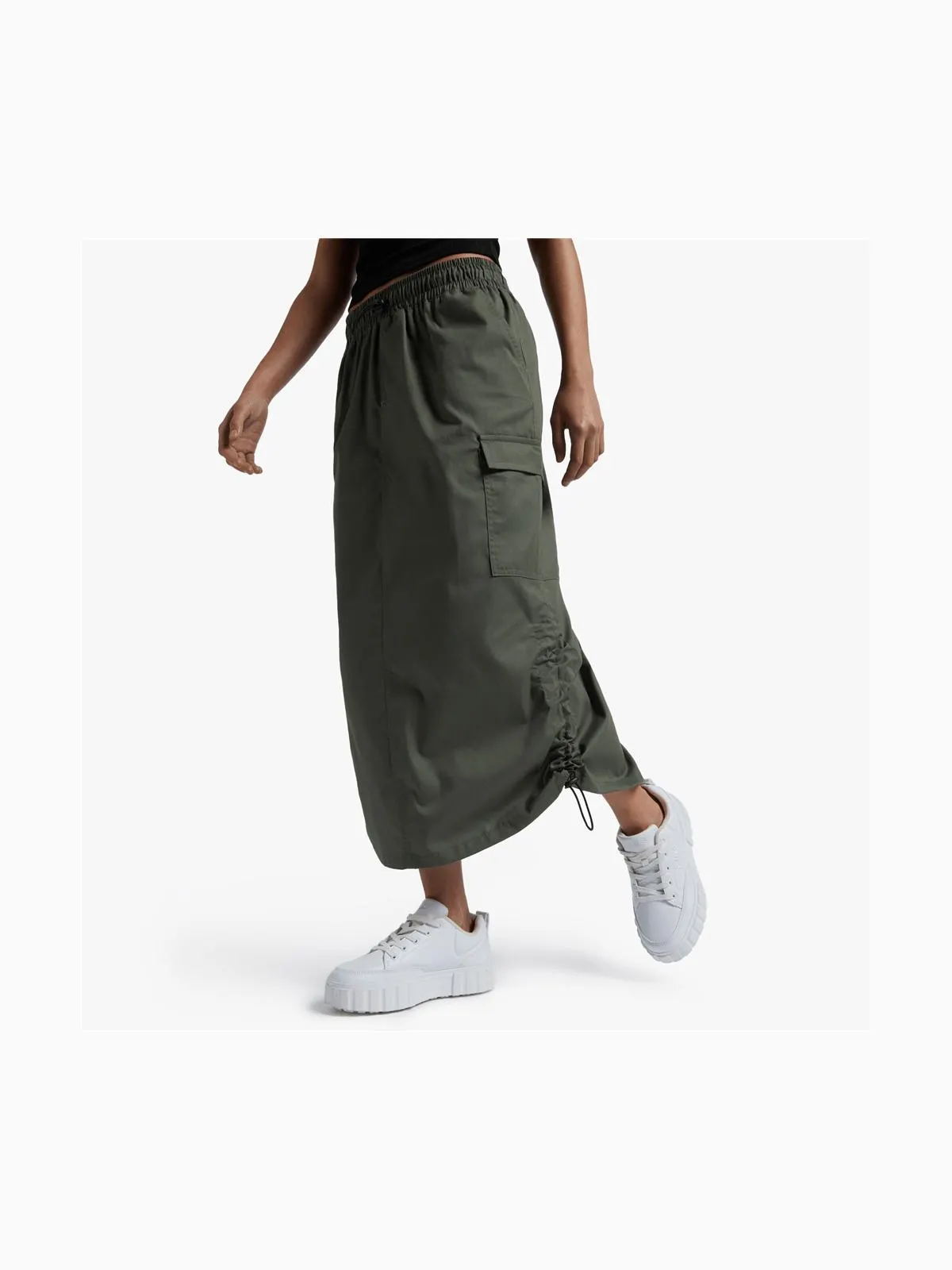 The FIX Women's Fatigue Utility Midaxi Skirt