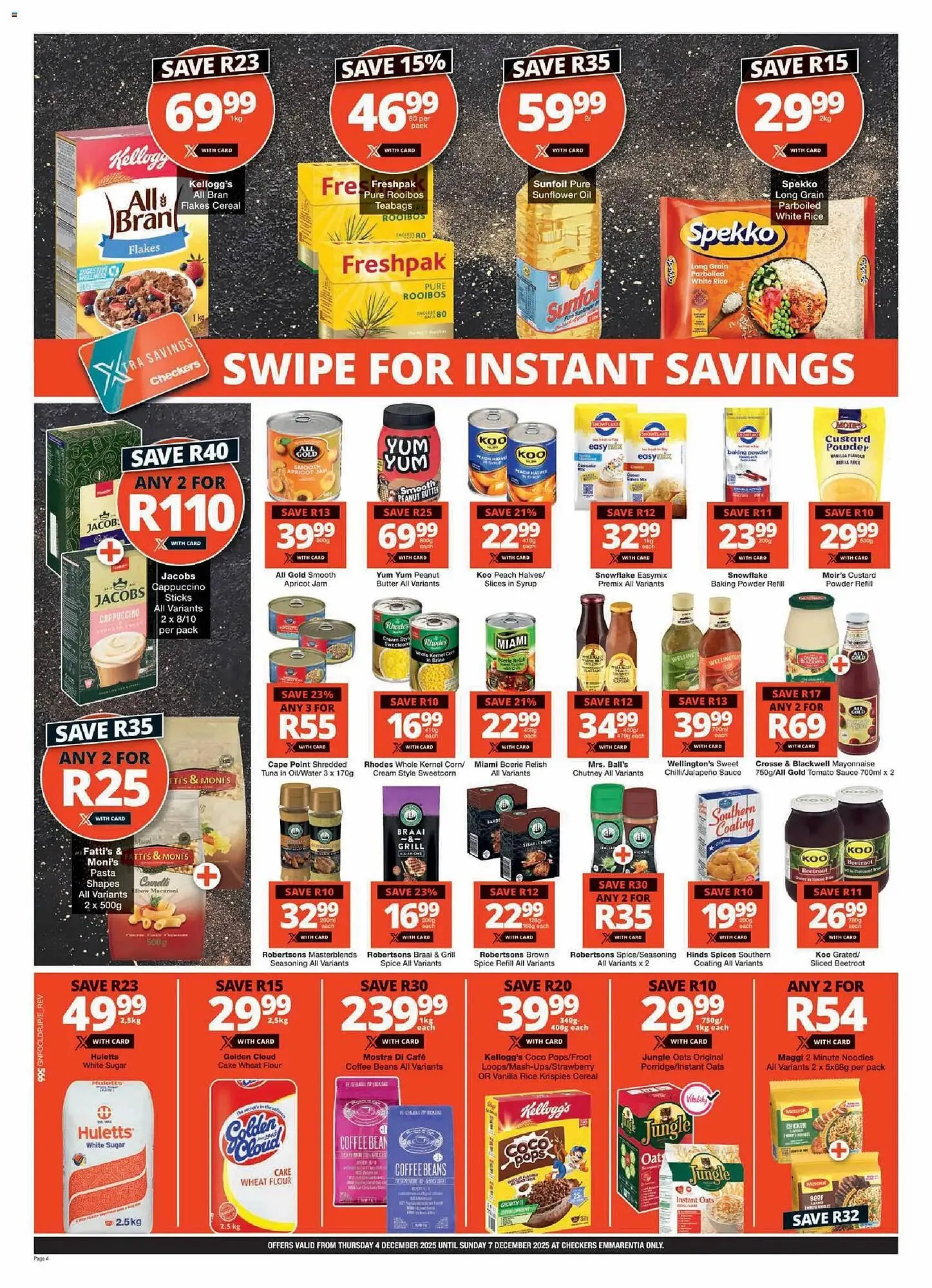 Checkers catalogue from 3 December to 7 December 2025 - Catalogue Page 4