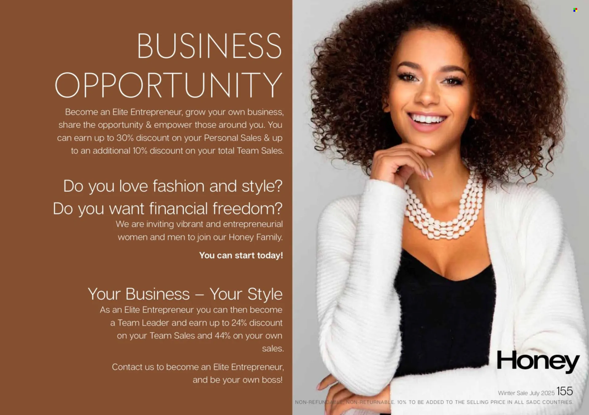 Honey Fashion Accessories catalogue from 20 July to 28 July 2025 - Catalogue Page 157