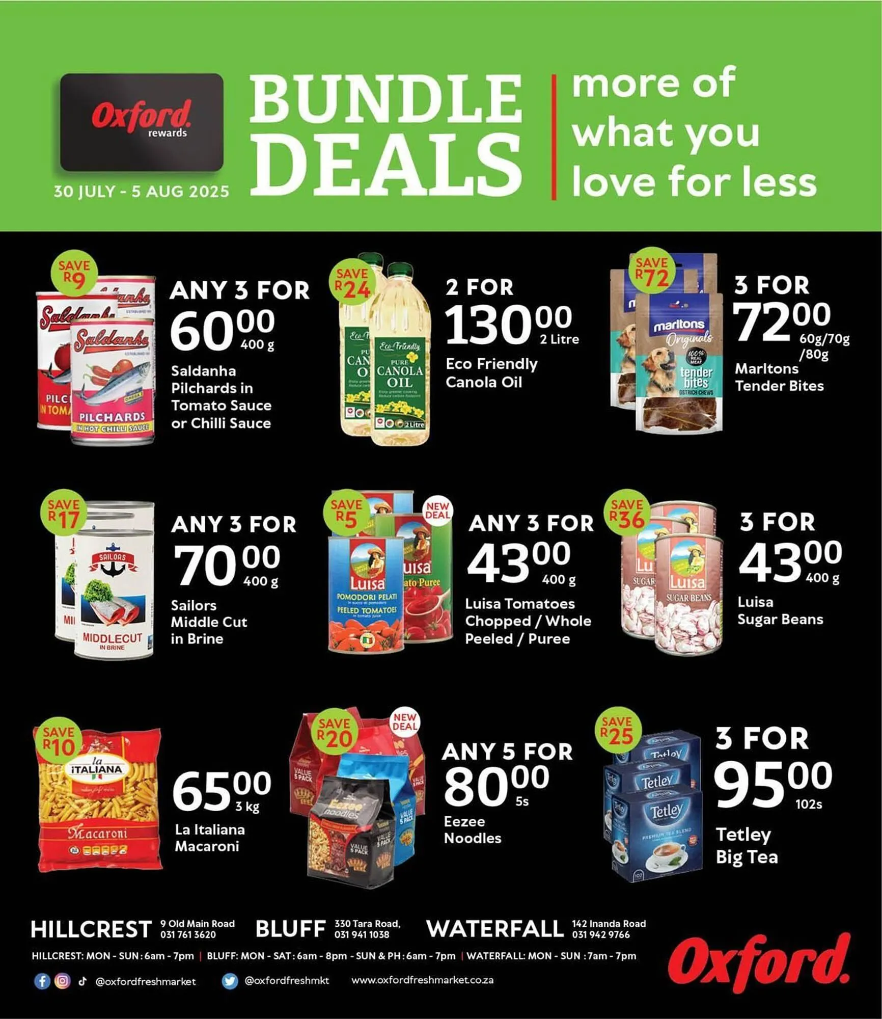 Oxford Freshmarket catalogue from 30 July to 5 August 2025 - Catalogue Page 3