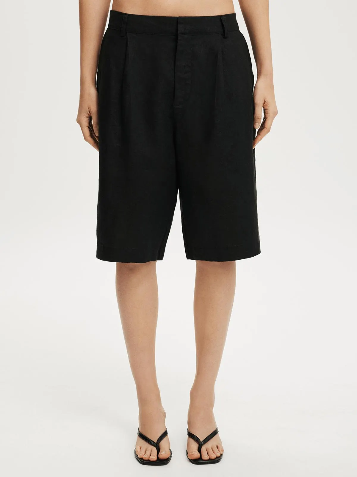 Women's Cotton On Black Luxe Bermuda Shorts