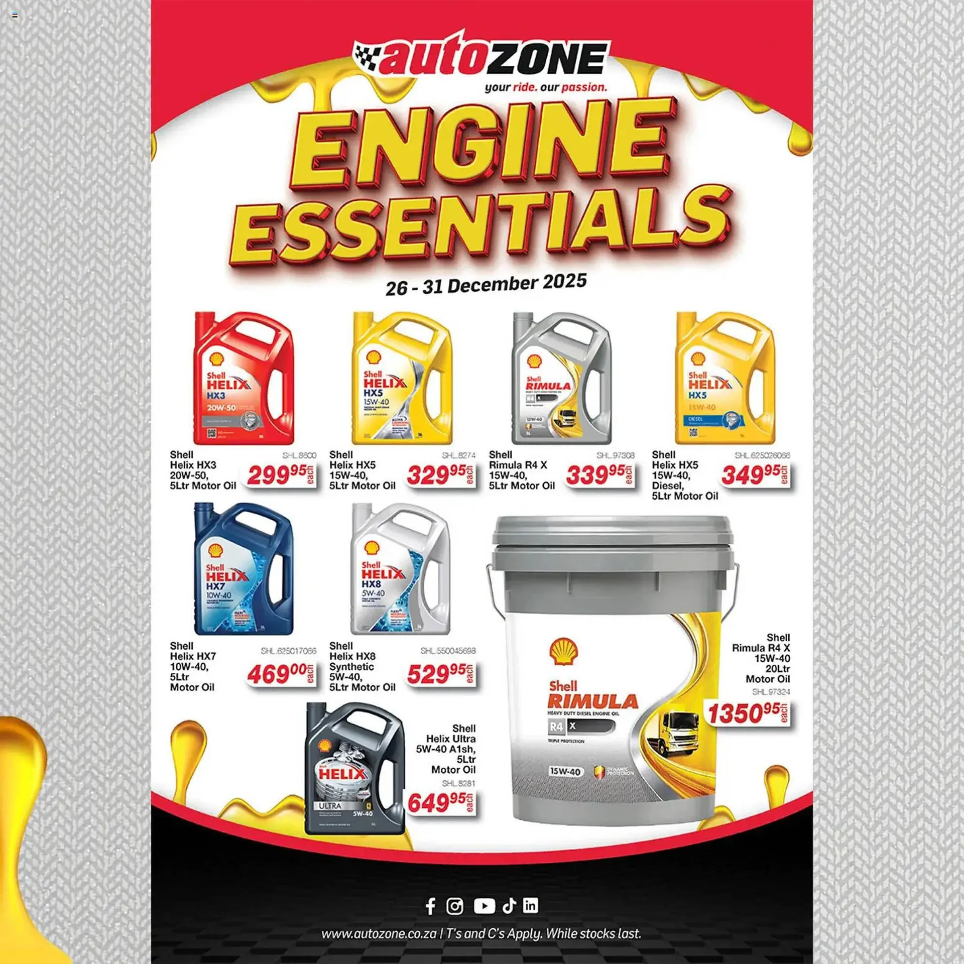 AutoZone catalogue from 26 December to 31 December 2025 - Catalogue Page 1