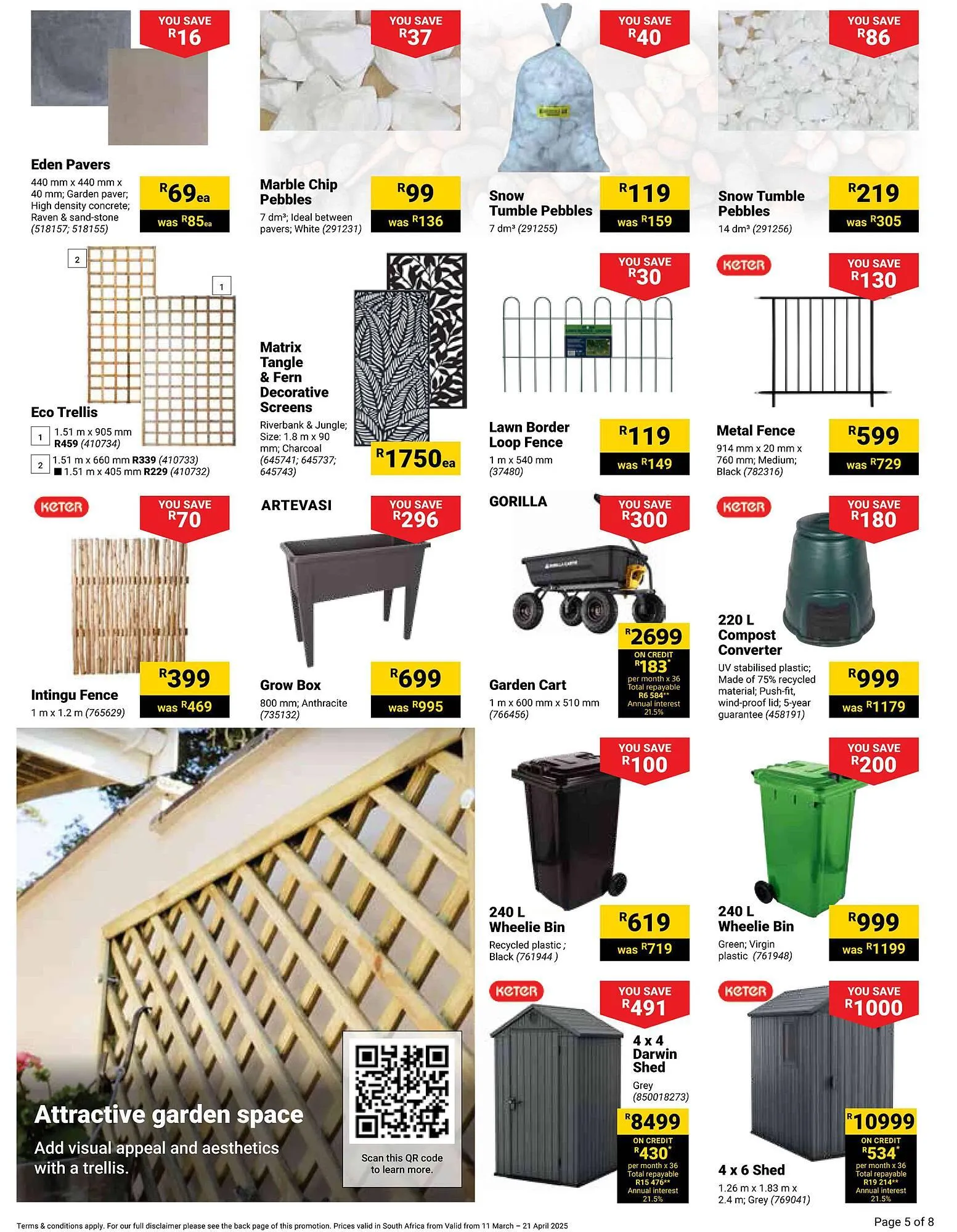 Builders Warehouse catalogue from 11 March to 21 April 2025 - Catalogue Page 5