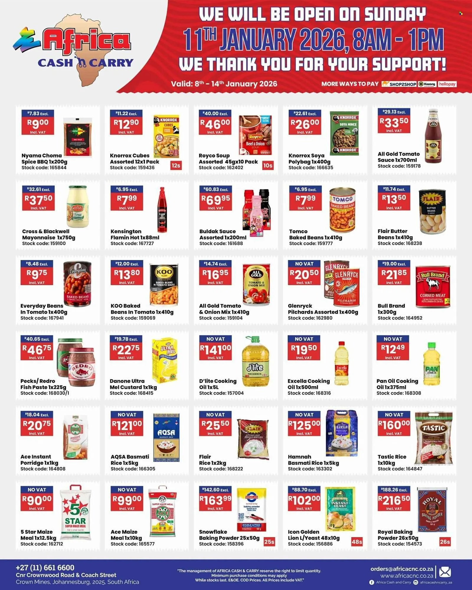 Africa Cash and Carry catalogue from 8 January to 11 January 2026 - Catalogue Page 18