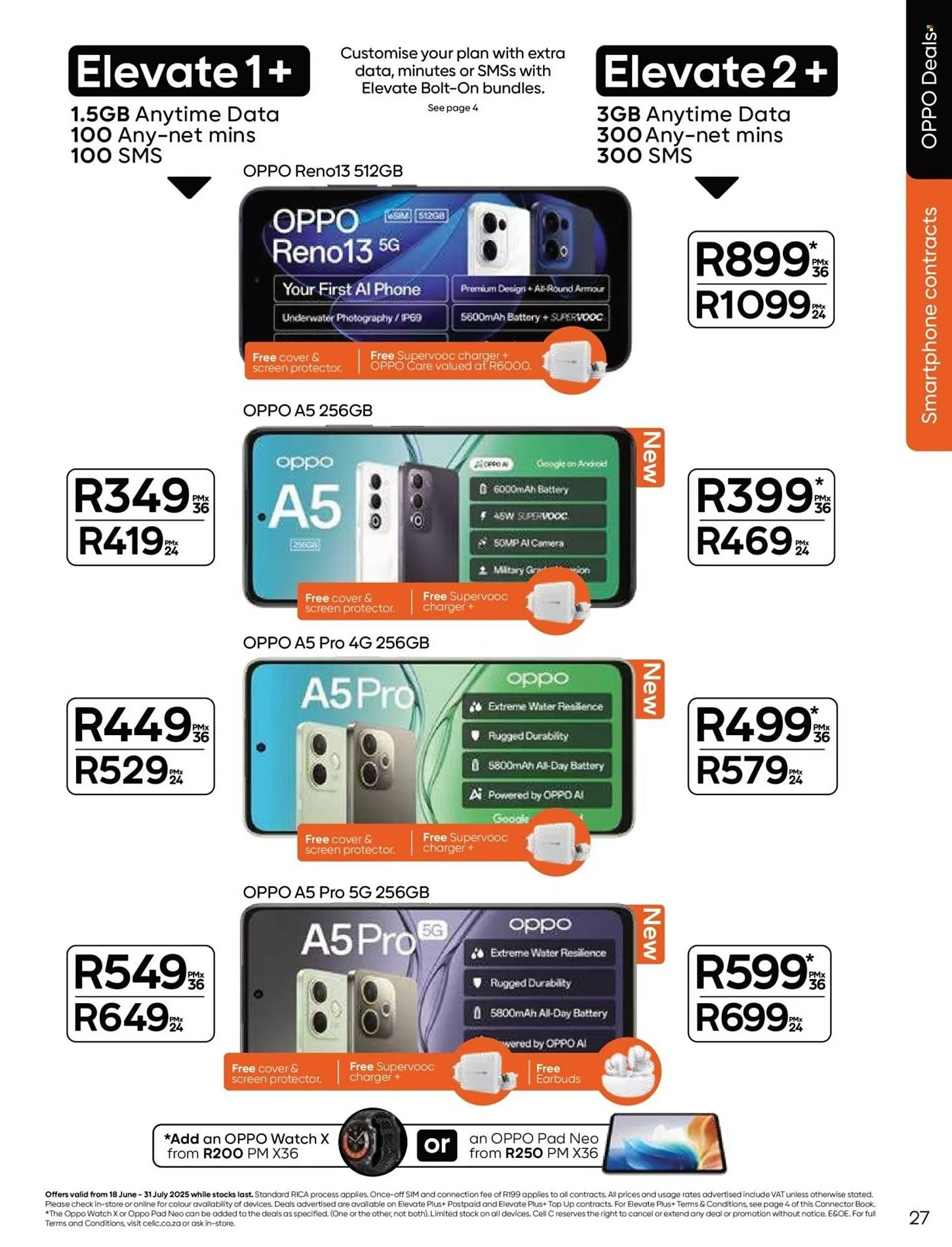 Cell C catalogue from 18 June to 31 July 2025 - Catalogue Page 27
