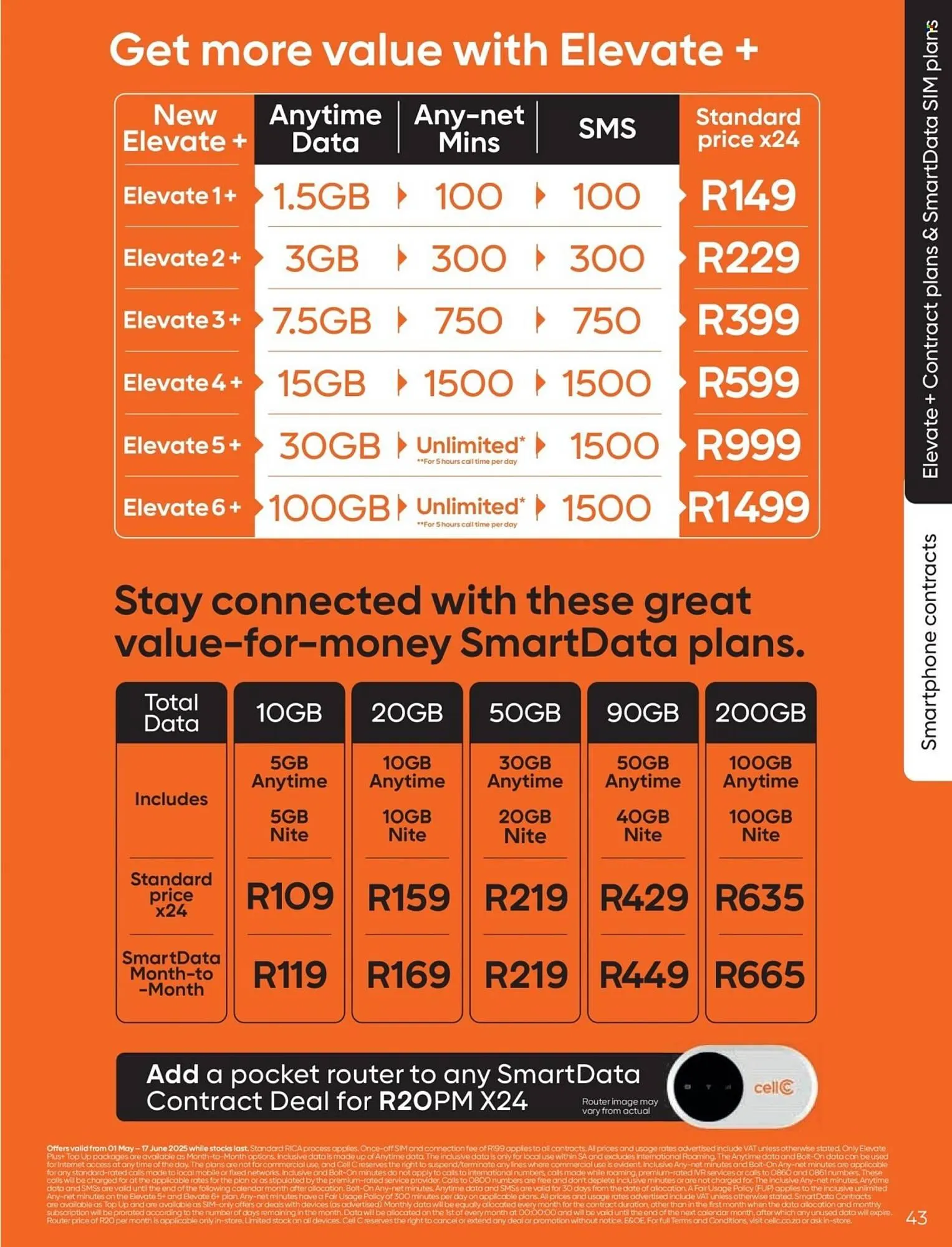 Cell C catalogue from 1 May to 17 June 2025 - Catalogue Page 43