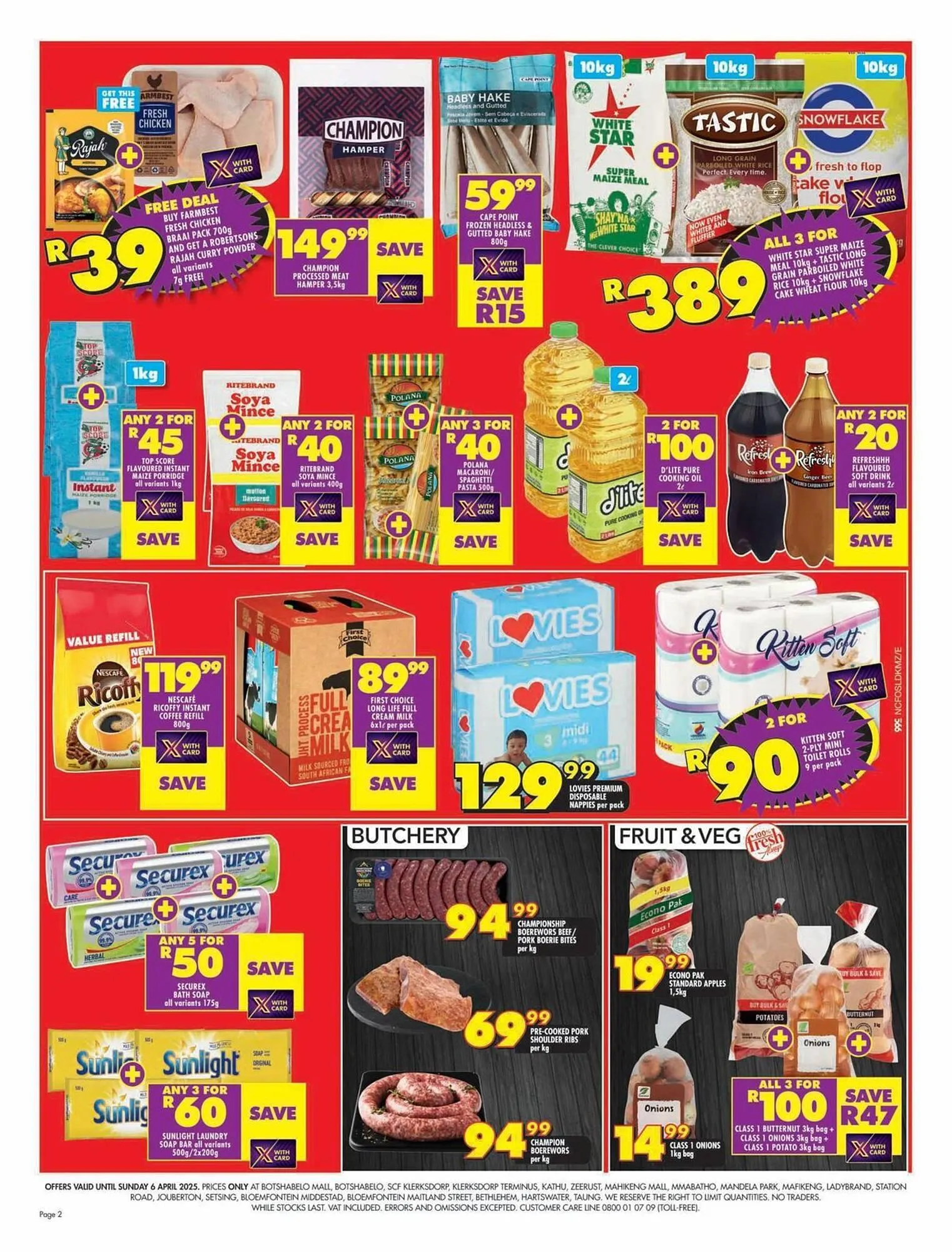 Shoprite catalogue from 28 March to 6 April 2025 - Catalogue Page 2