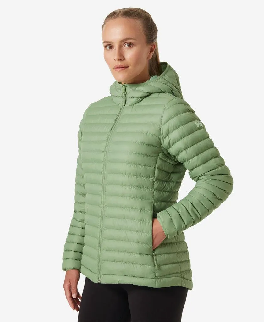 W SIRDAL HOODED INSULATOR JACKET, Jade 2.0