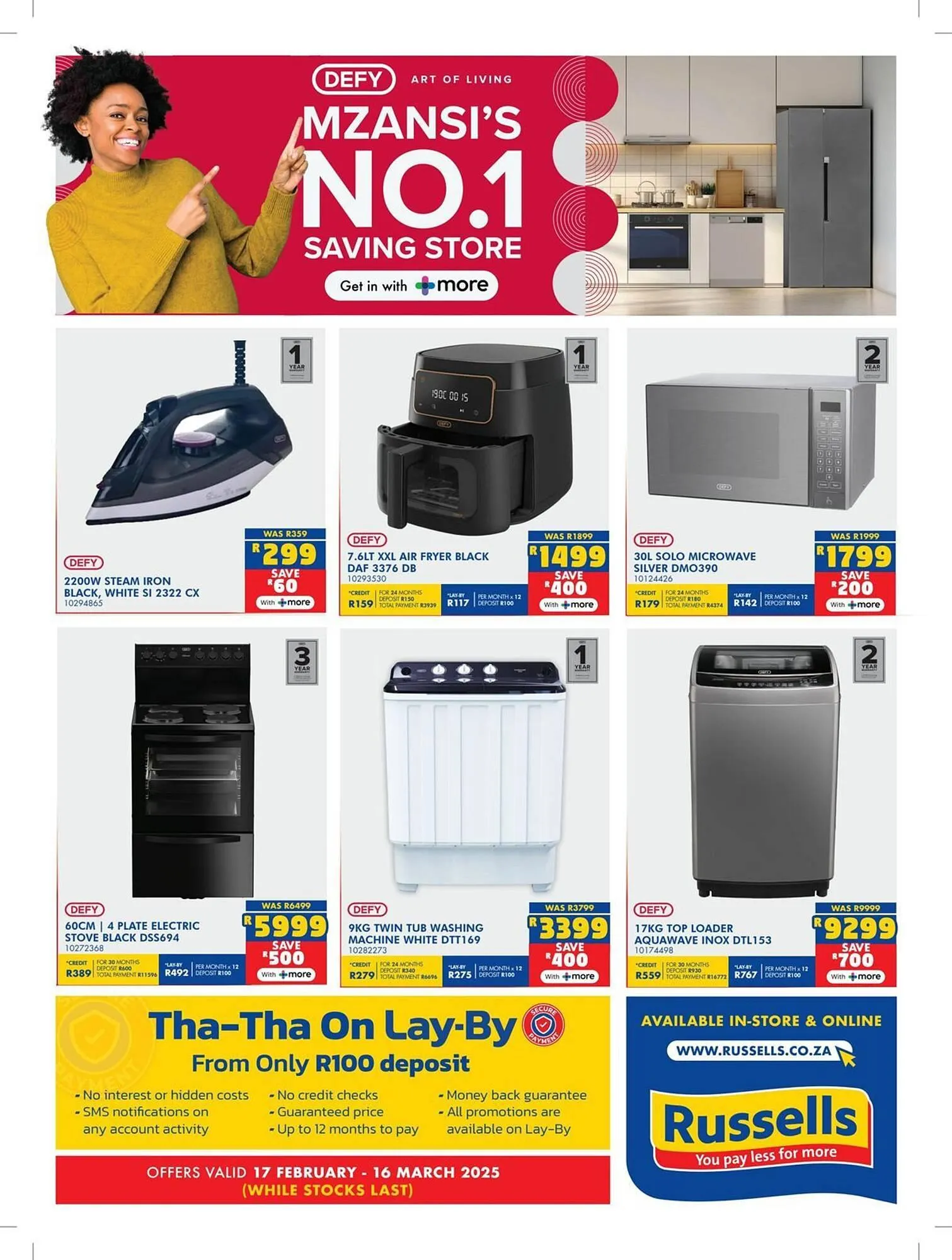 Russells catalogue from 17 February to 16 March 2025 - Catalogue Page 1