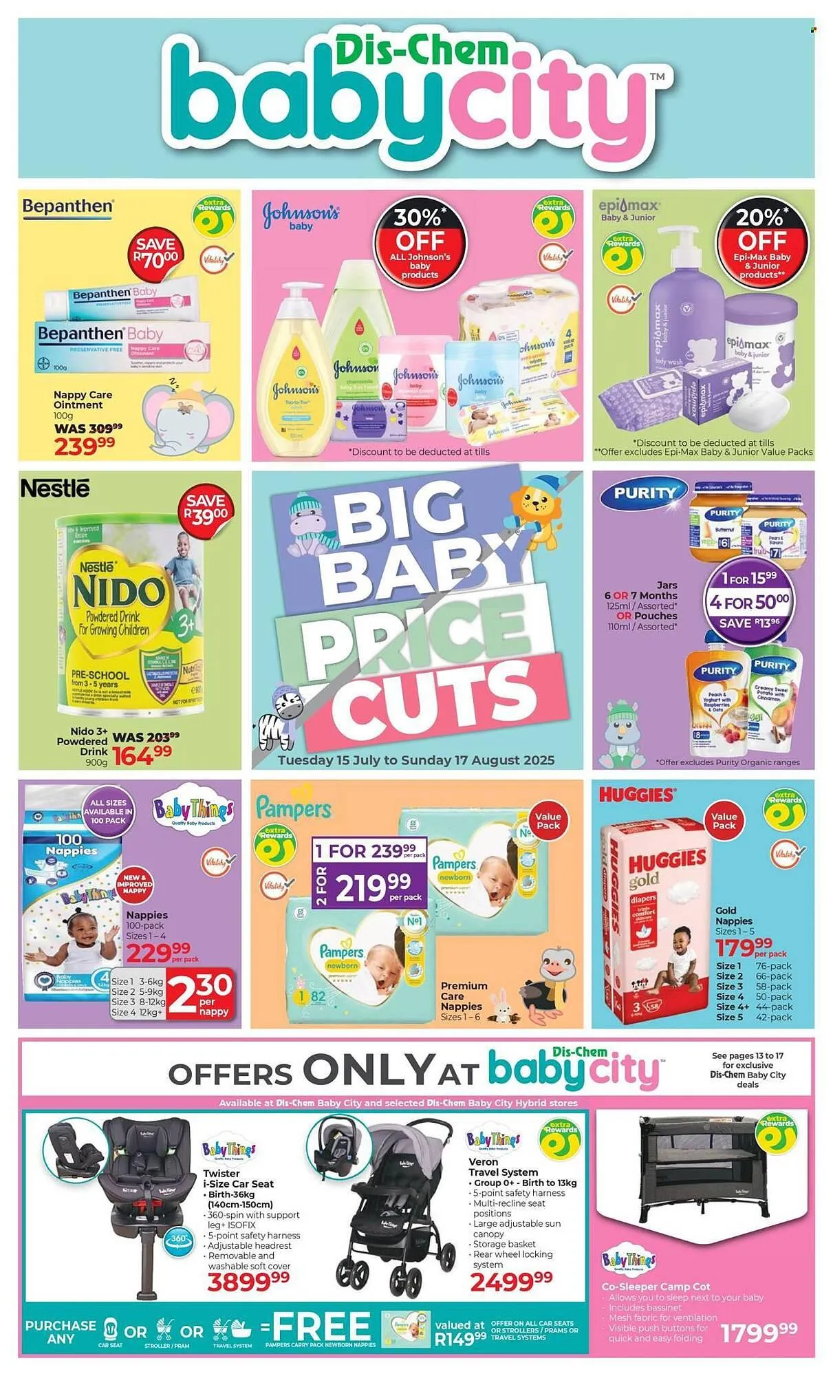 Baby City catalogue from 15 July to 17 August 2025 - Catalogue Page 1