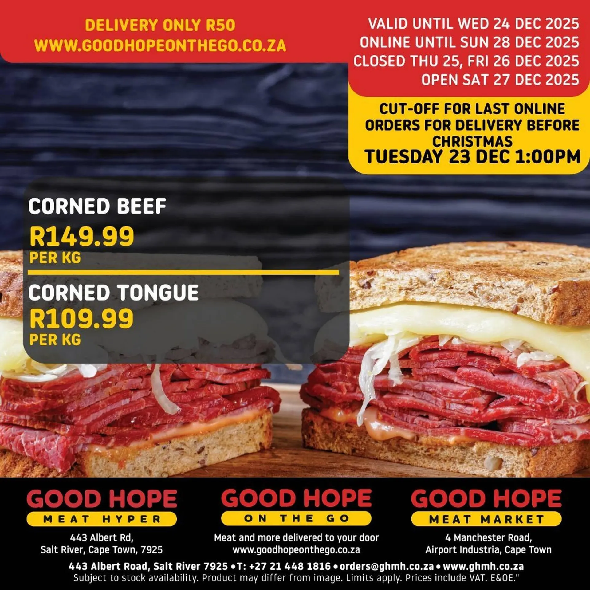 Good Hope Meat Hyper catalogue from 24 December to 27 December 2025 - Catalogue Page 1