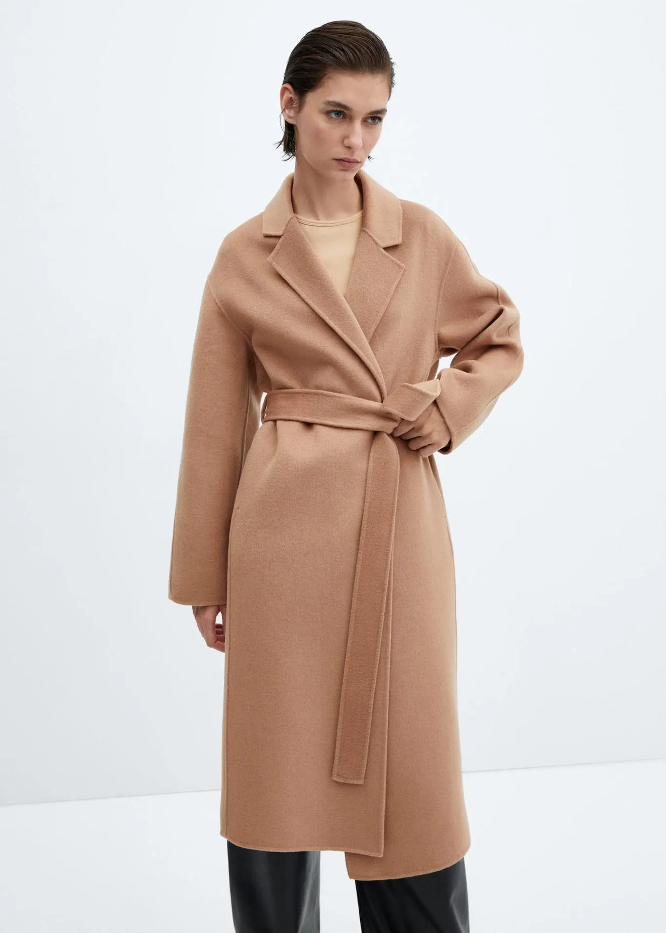 Παλτό handmade ζώνη