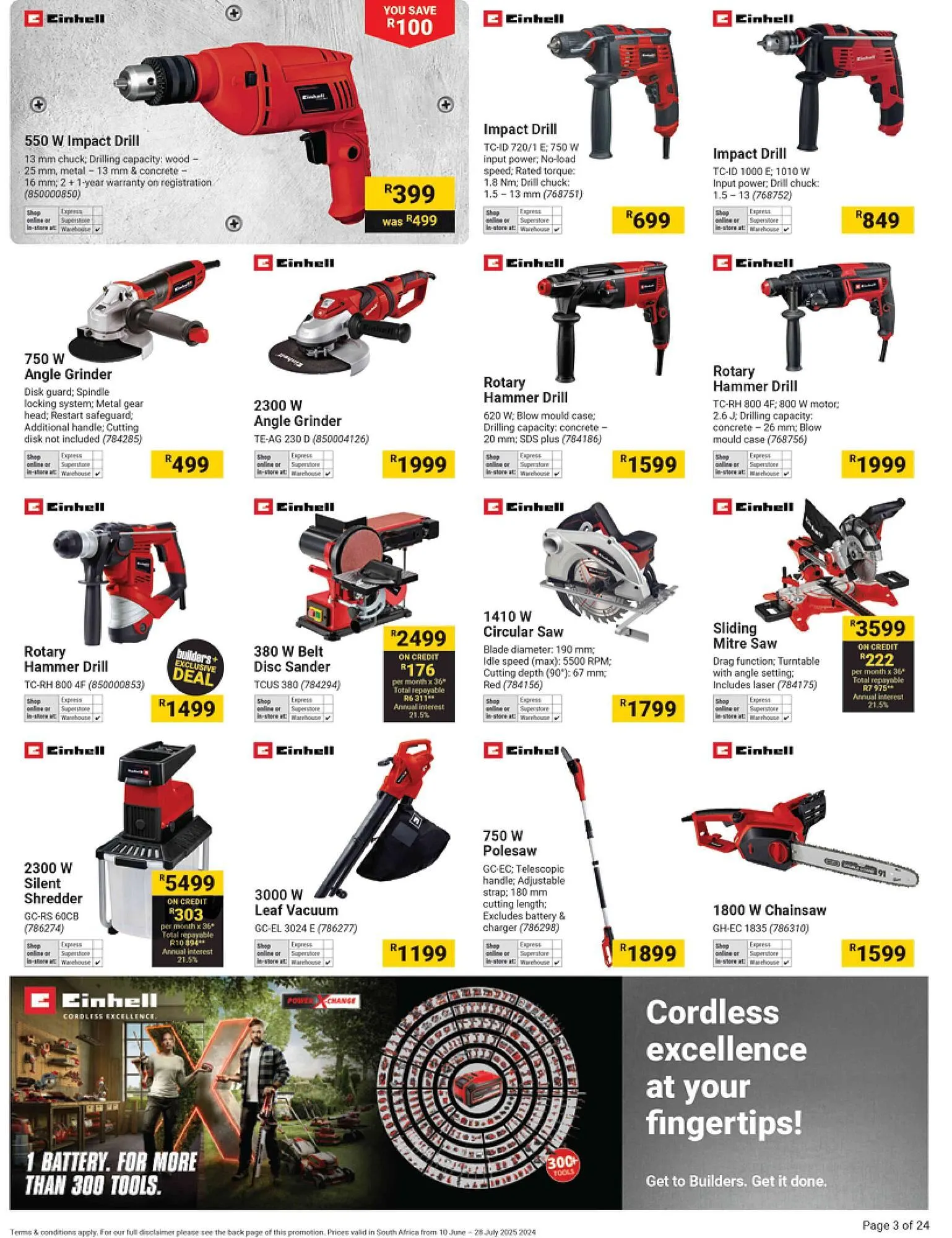 Builders Warehouse catalogue from 10 June to 28 July 2025 - Catalogue Page 3