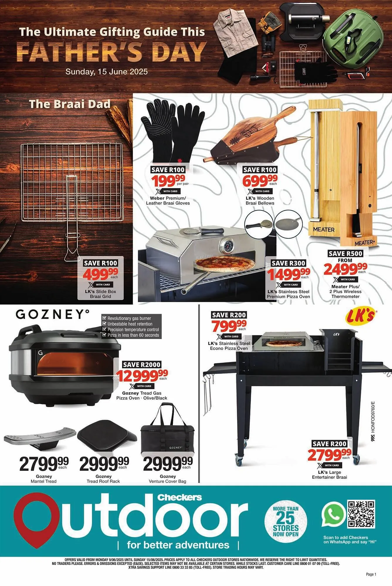 Checkers catalogue from 9 June to 15 June 2025 - Catalogue Page 1