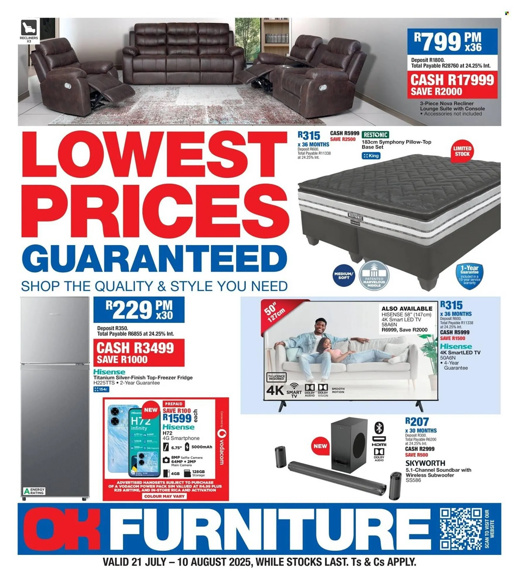 OK Furniture catalogue from 21 July to 10 August 2025 - Catalogue Page 1