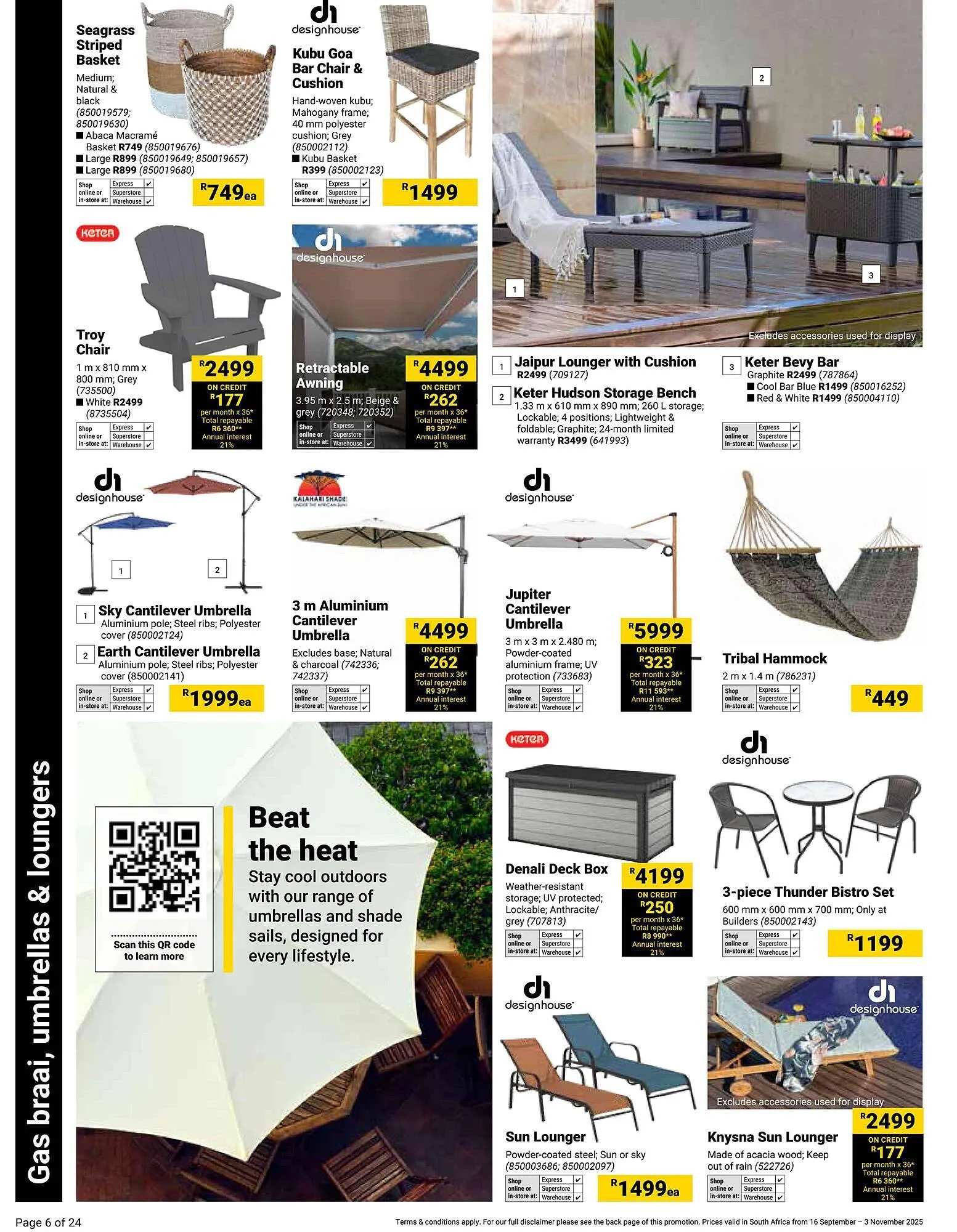Builders Warehouse catalogue from 16 September to 3 November 2025 - Catalogue Page 6