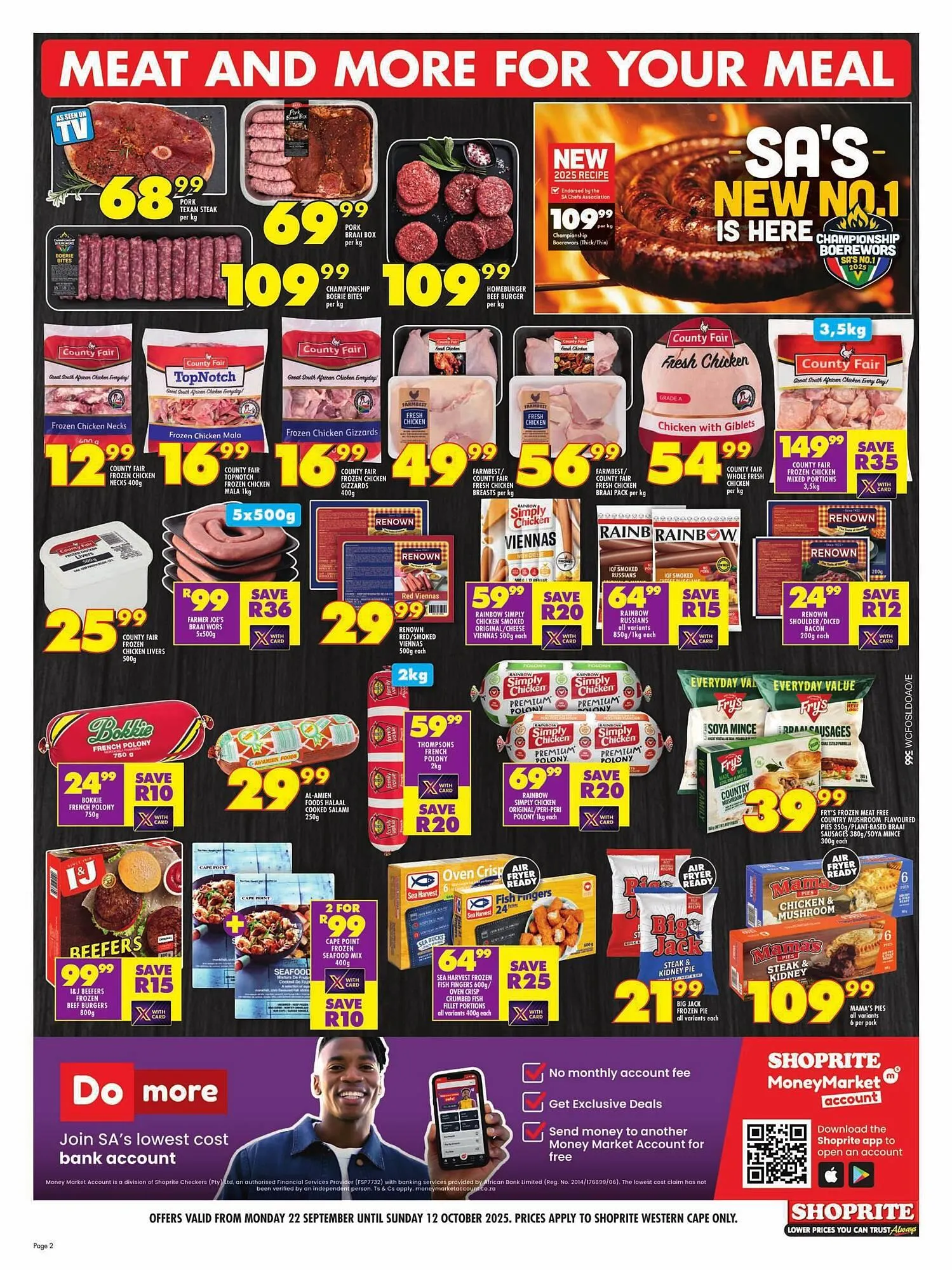 Shoprite catalogue from 22 September to 12 October 2025 - Catalogue Page 2