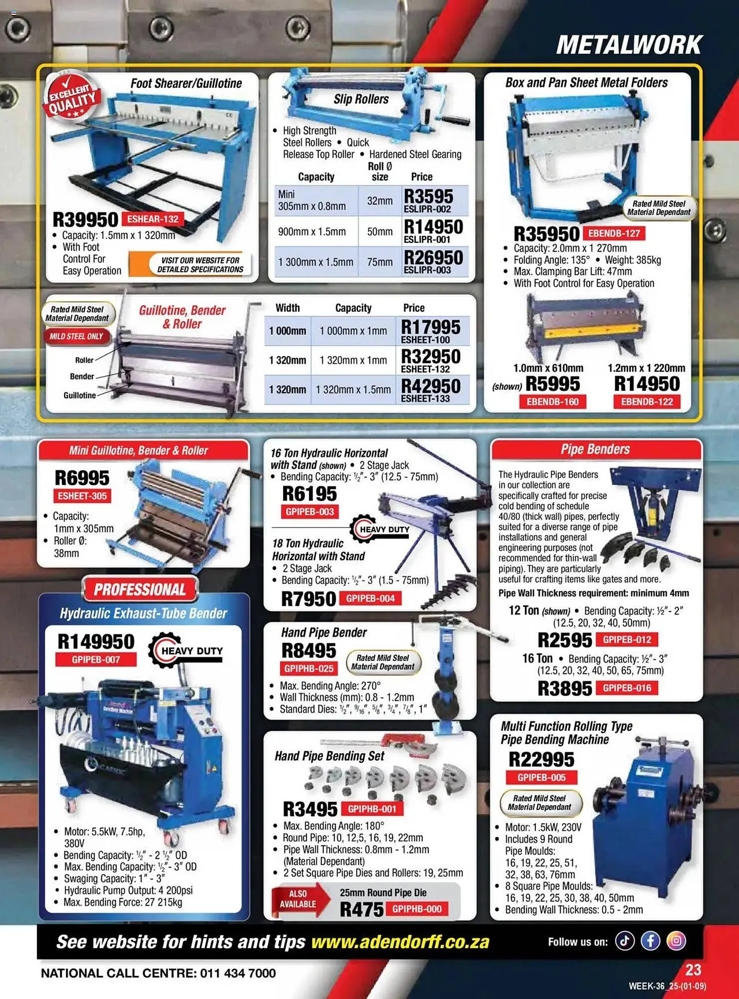 Adendorff Machinery Mart catalogue from 1 September to 30 September 2025 - Catalogue Page 25