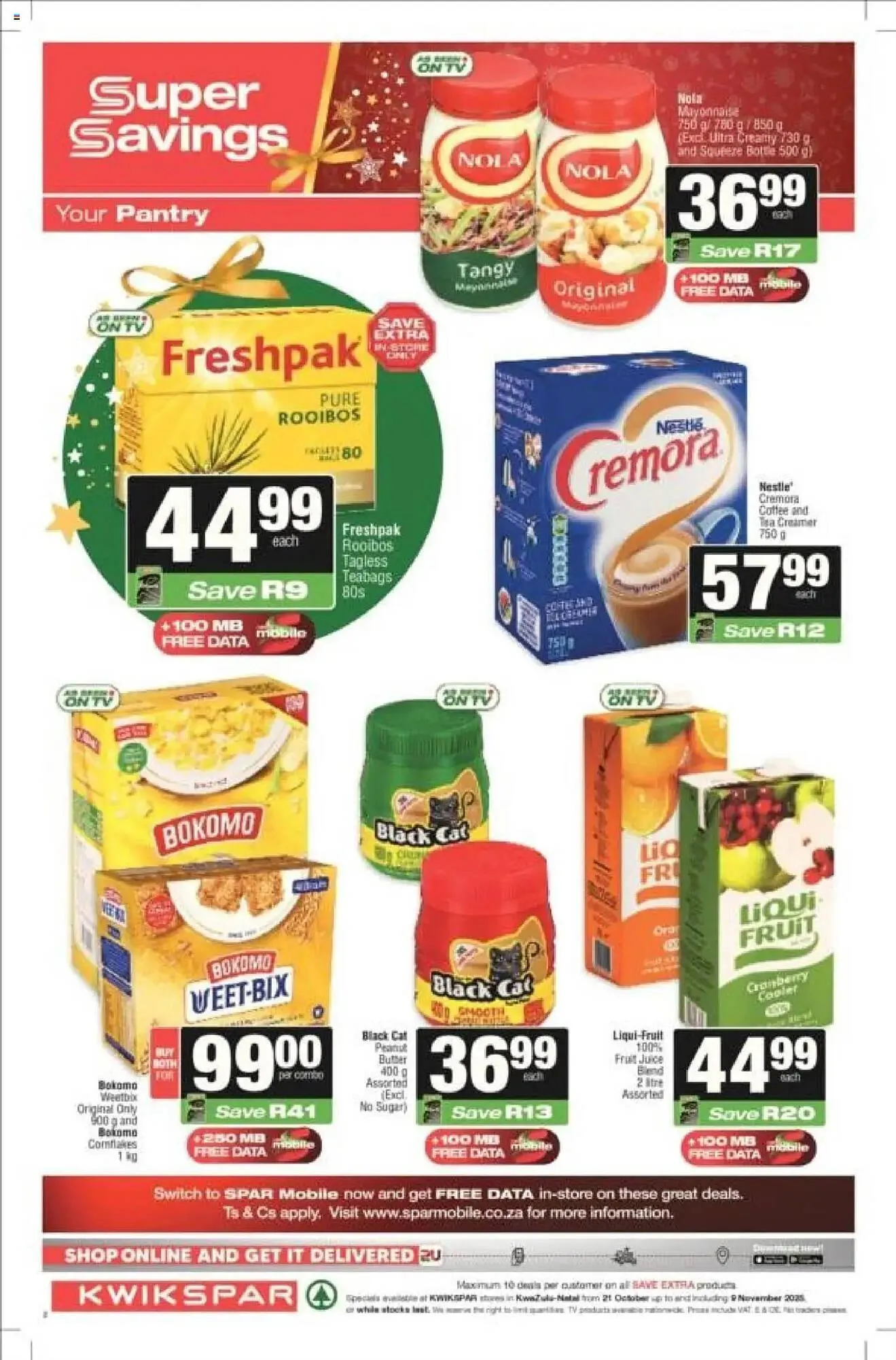 KwikSpar catalogue from 21 October to 9 November 2025 - Catalogue Page 2
