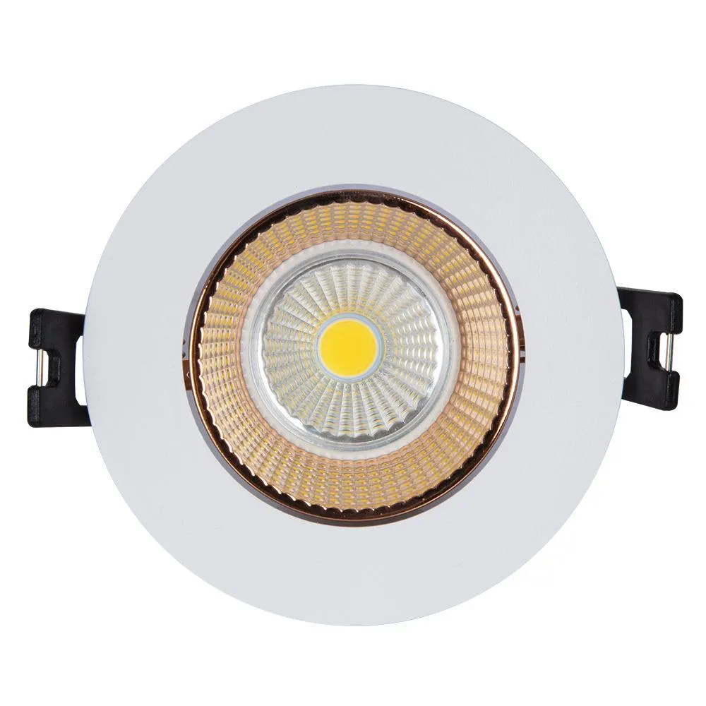 Eurolux - Ti Lights - Downlight - Polycarbonate - White/Rose Gold - 5 Pack