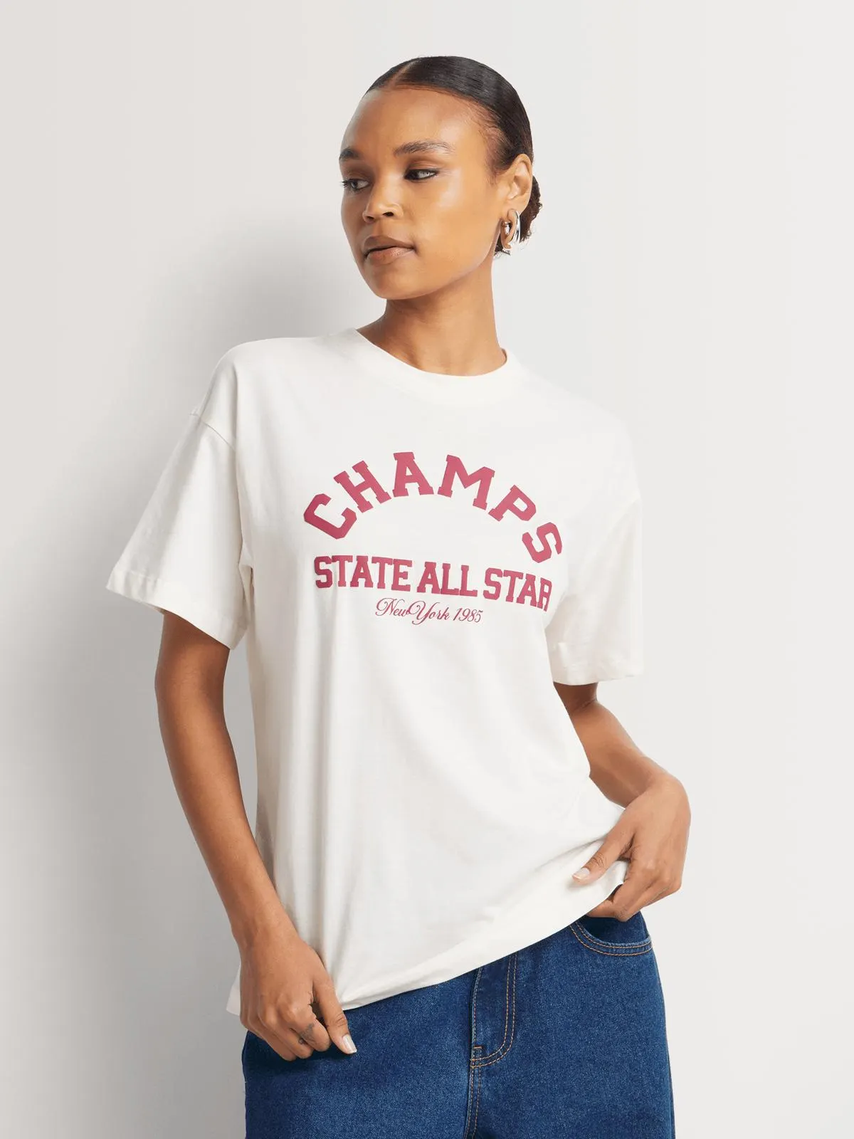 Champs Oversized Graphic T-Shirt