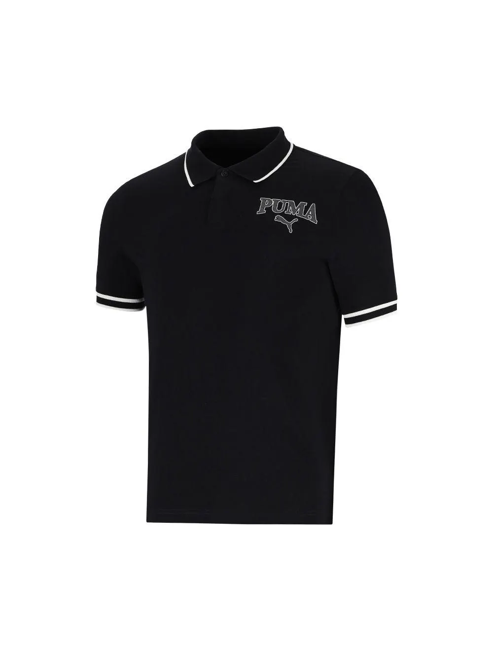 Puma Squad Mens Polo Black