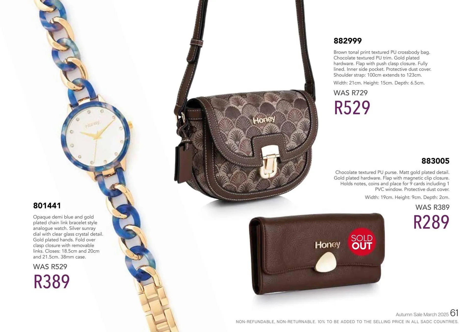 Honey Fashion Accessories catalogue from 2 July to 8 July 2025 - Catalogue Page 63