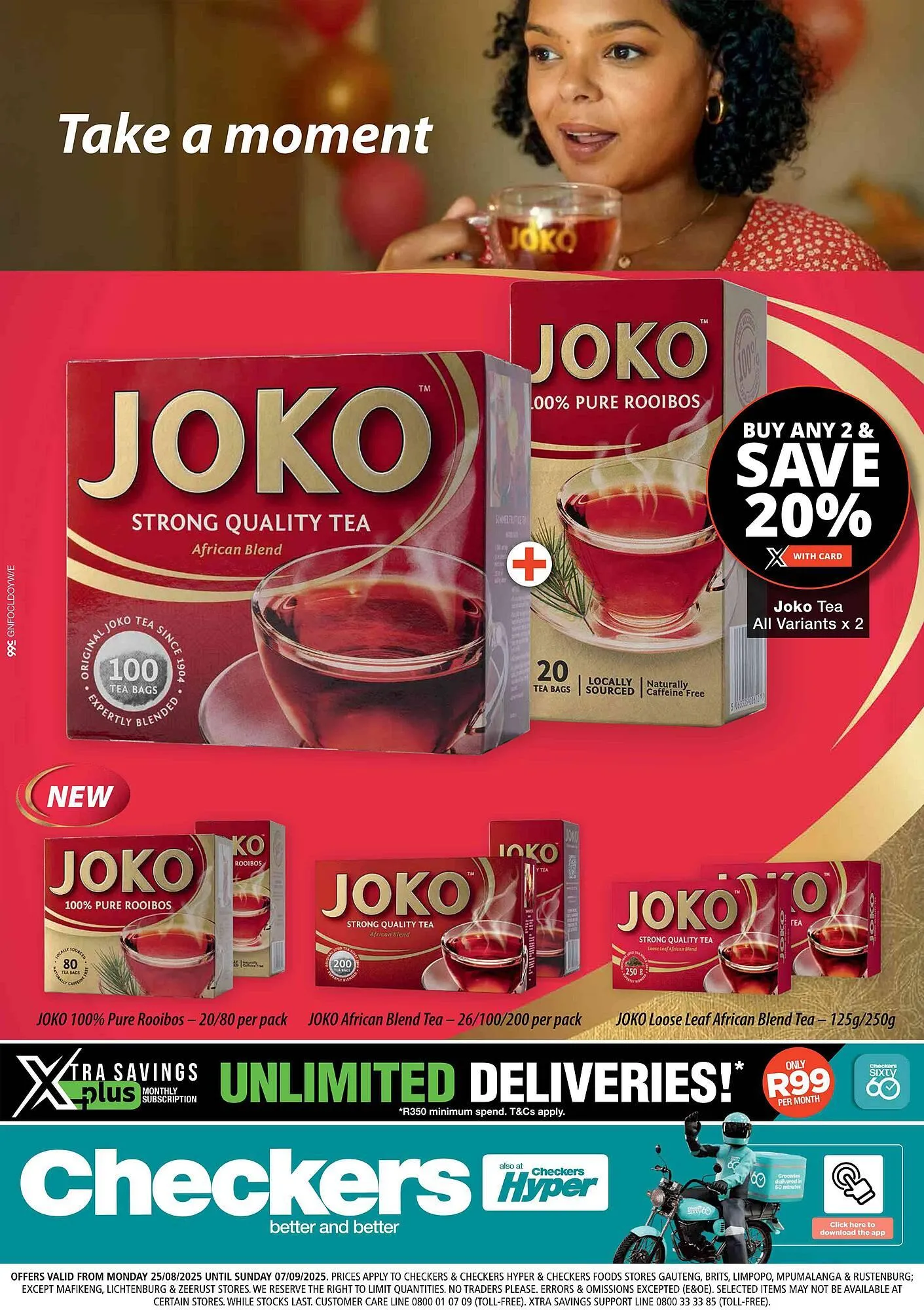 Checkers catalogue from 25 August to 7 September 2025 - Catalogue Page 1