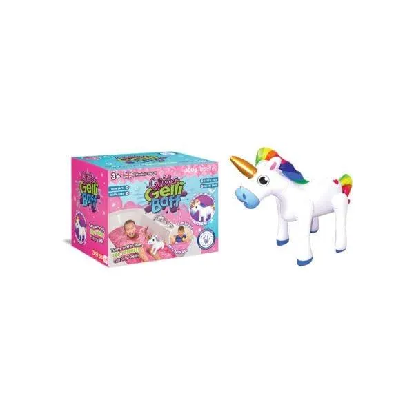 Zimplikids Glitter Gelli Baff with Inflatable Unicorn