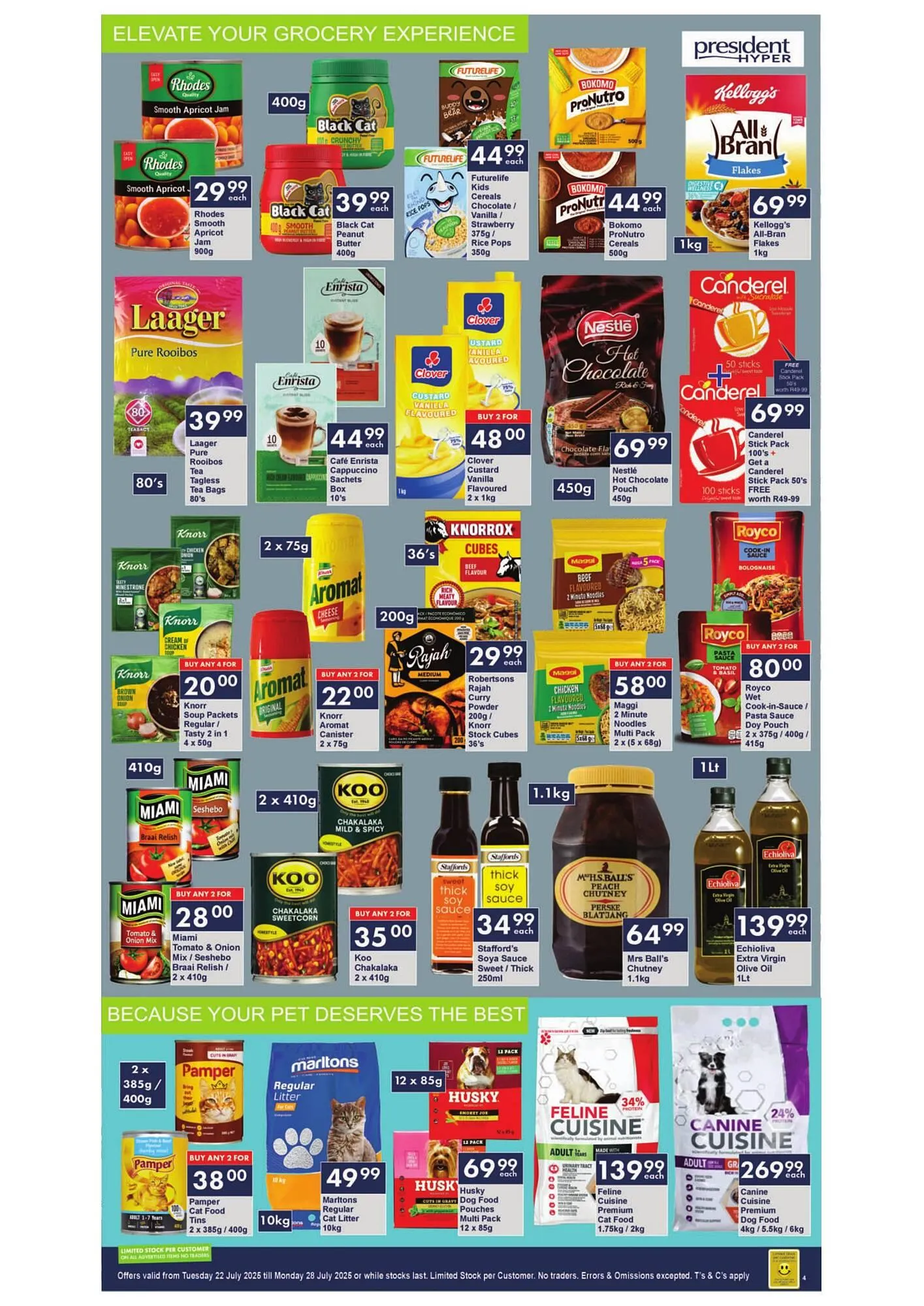 President Hyper catalogue from 22 July to 28 July 2025 - Catalogue Page 4