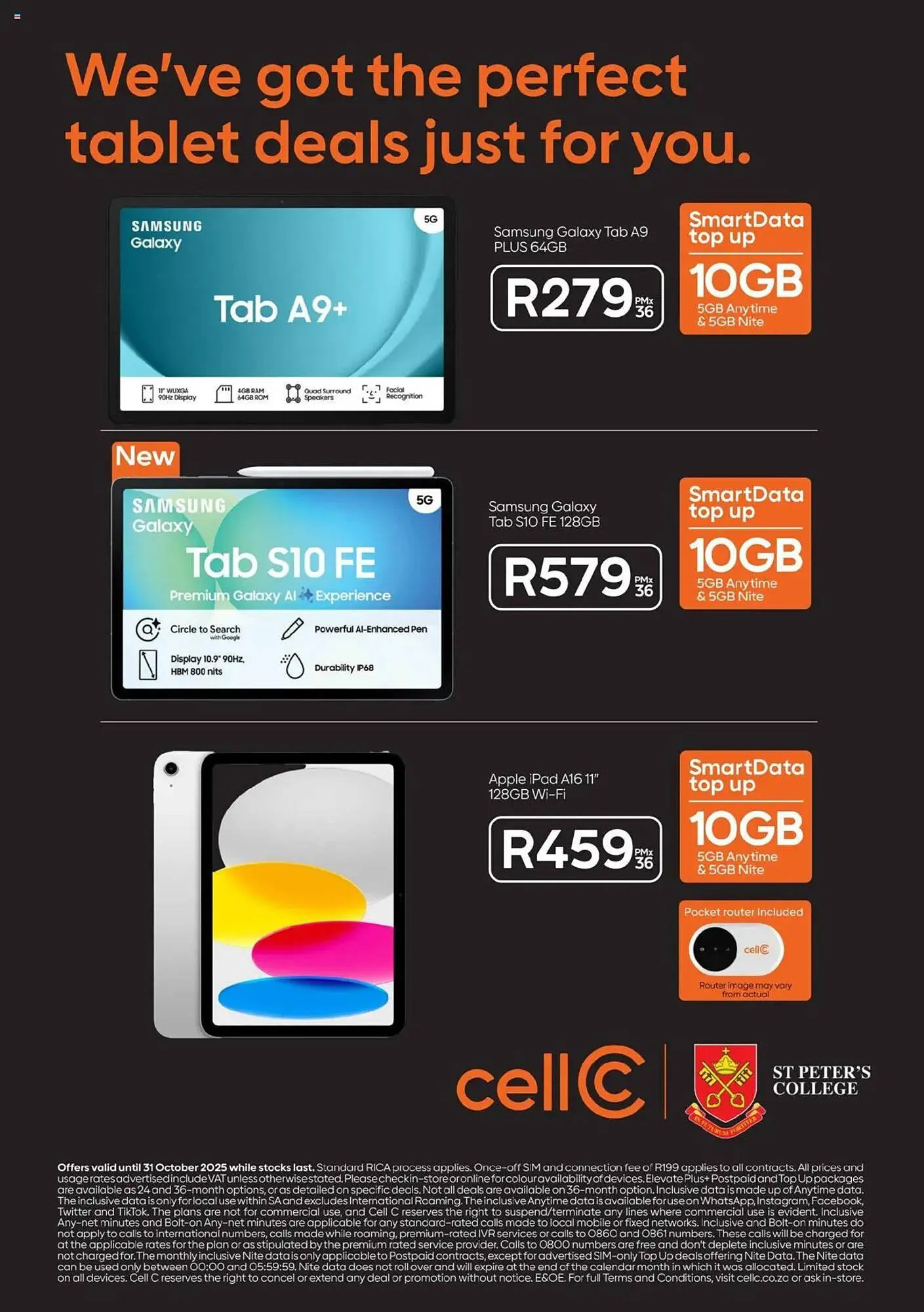 Cell C catalogue from 18 September to 31 October 2025 - Catalogue Page 4