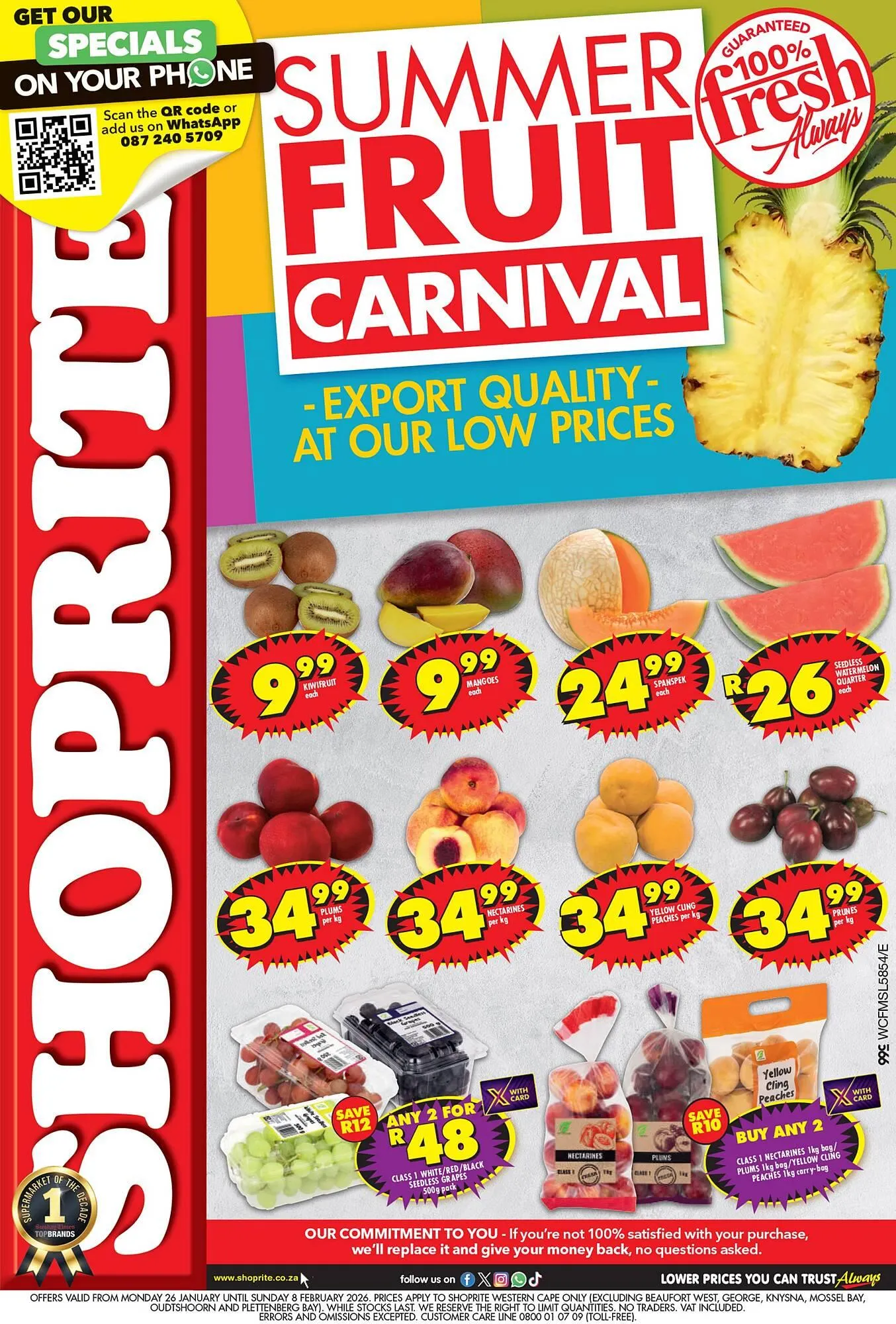 Shoprite catalogue from 22 January to 8 February 2026 - Catalogue Page 1