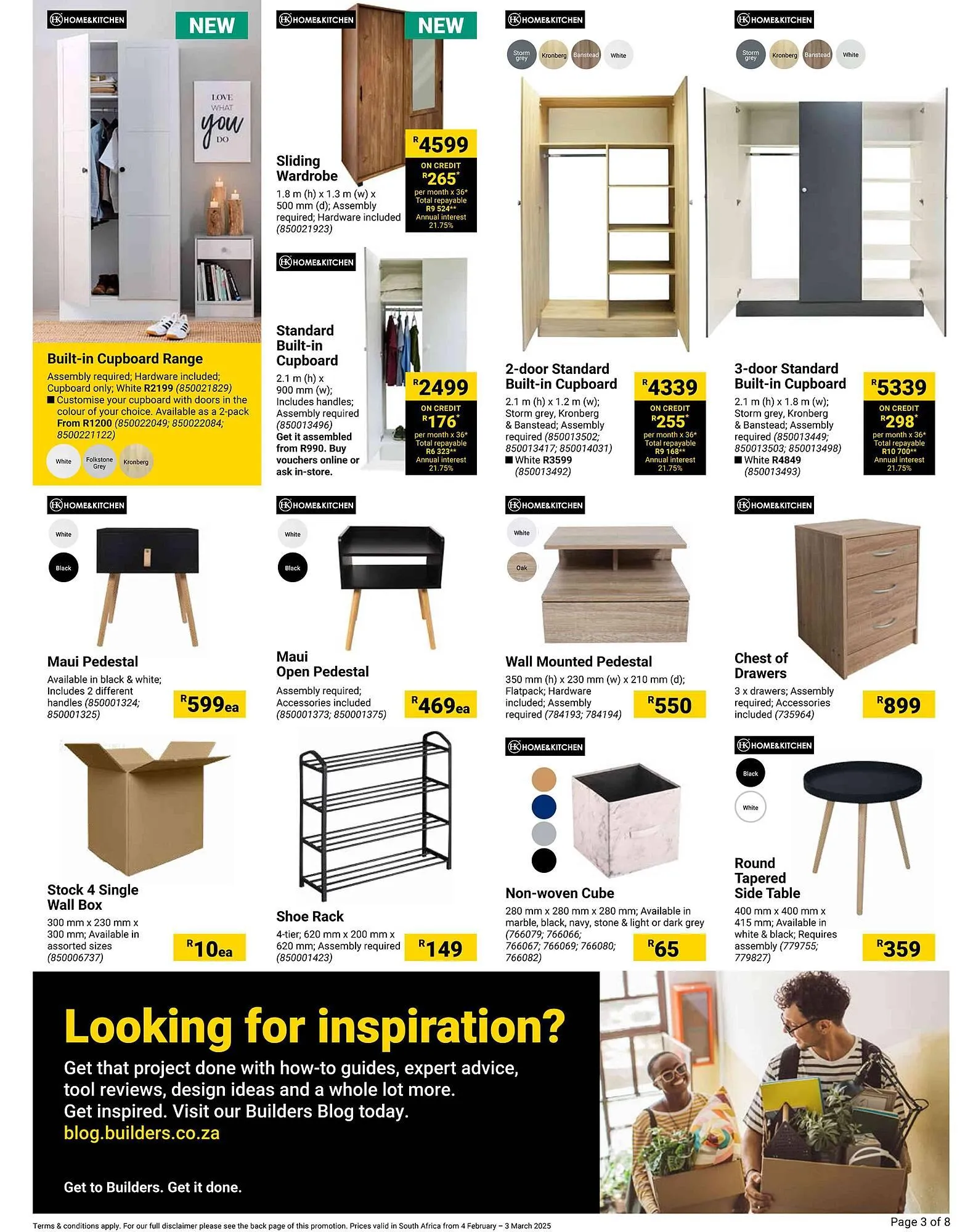 Builders Warehouse catalogue from 4 February to 3 March 2025 - Catalogue Page 3