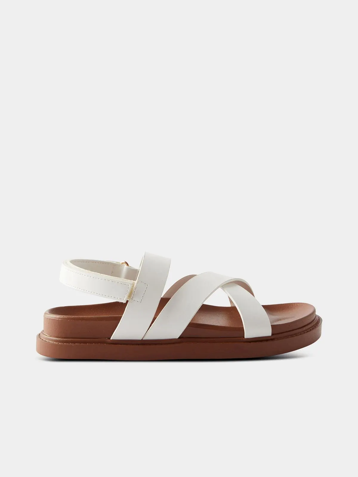 Cotton On Kids White Blair Multi Strap Sandals