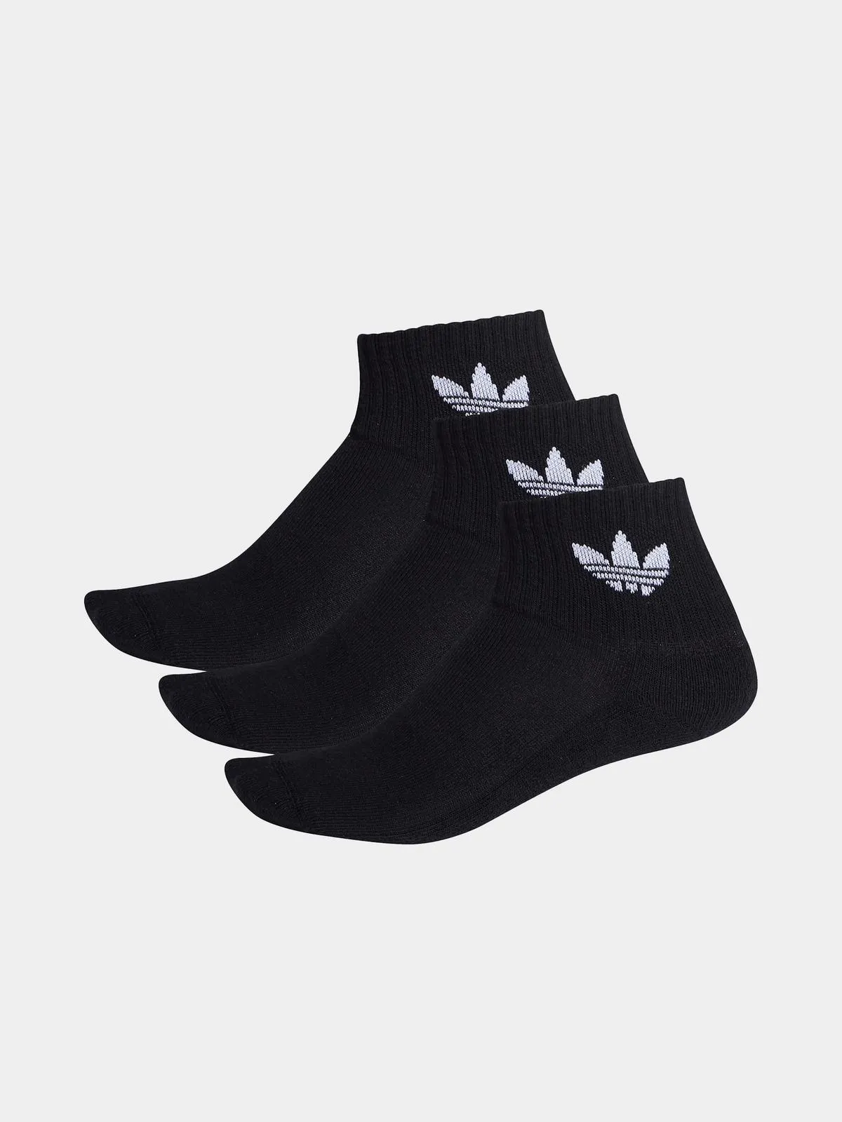 adidas Originals Unisex Mid Ankle Black Socks