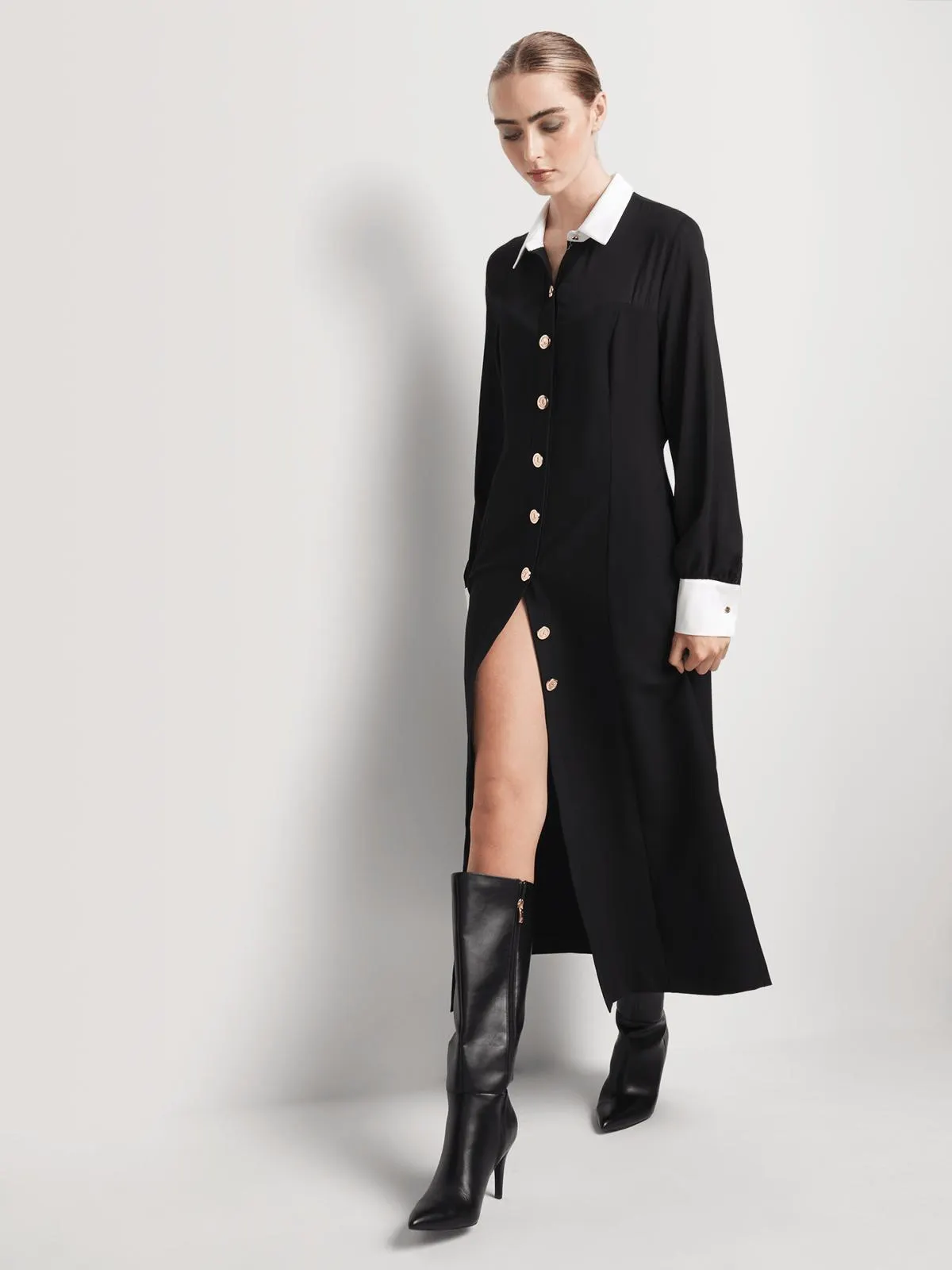 Luella Contrast Detail Tailored Dress