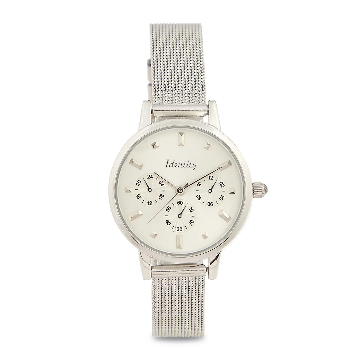 Silver Mesh Watch