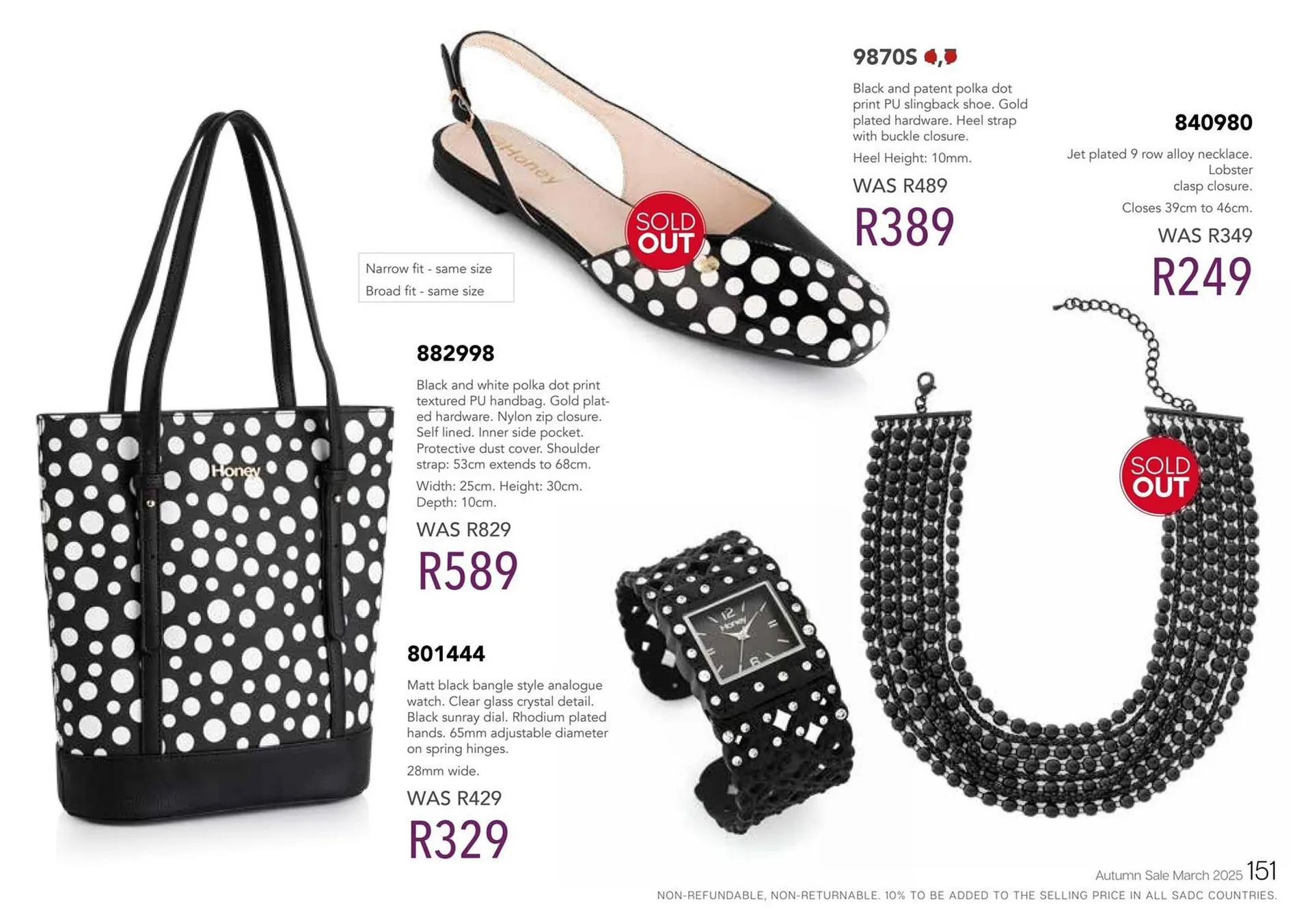 Honey Fashion Accessories catalogue from 2 July to 8 July 2025 - Catalogue Page 153