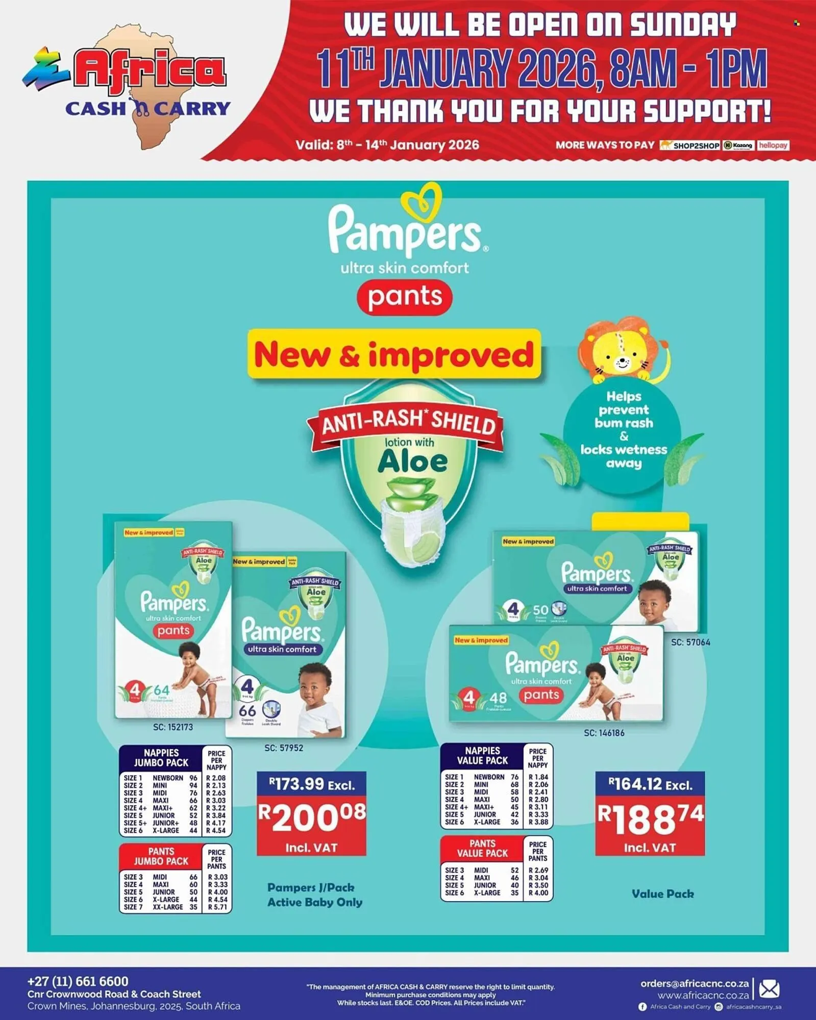 Africa Cash and Carry catalogue from 8 January to 11 January 2026 - Catalogue Page 33
