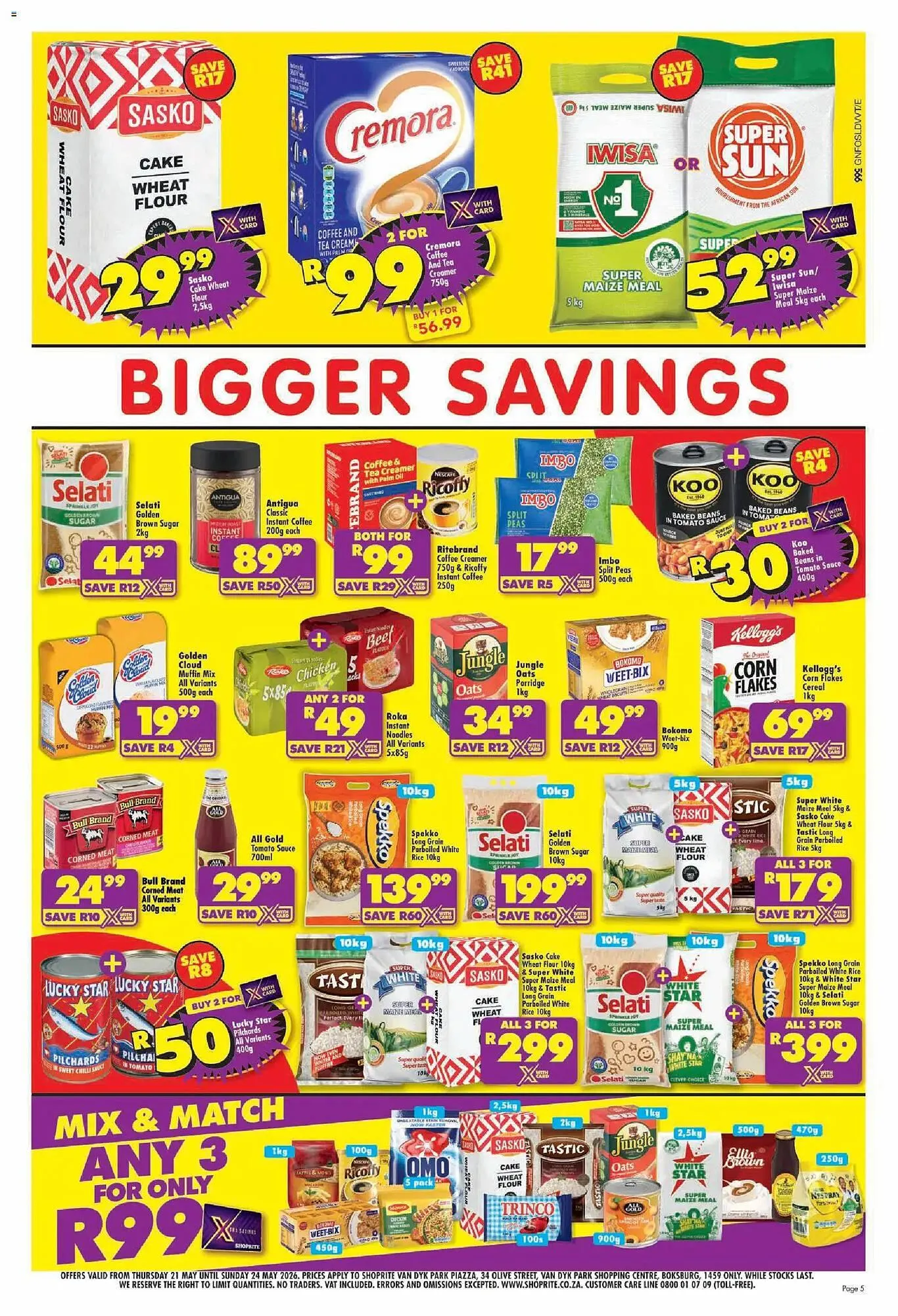 Shoprite catalogue from 21 May to 24 May 2026 - Catalogue Page 5