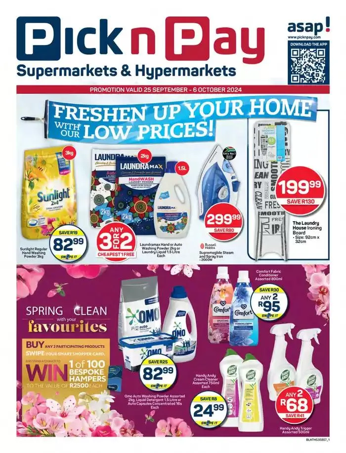 Pick n Pay weekly specials from 25 September to 6 October 2024 - Catalogue Page 1