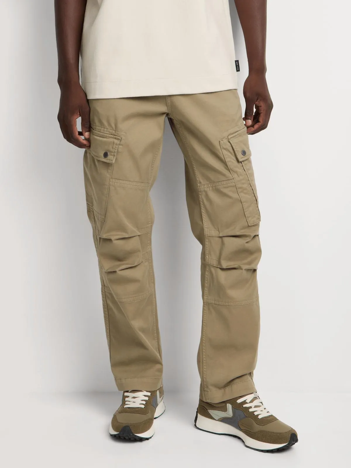 Relay Jeans Men's Straight Leg Utlity Stone Cargo Pants