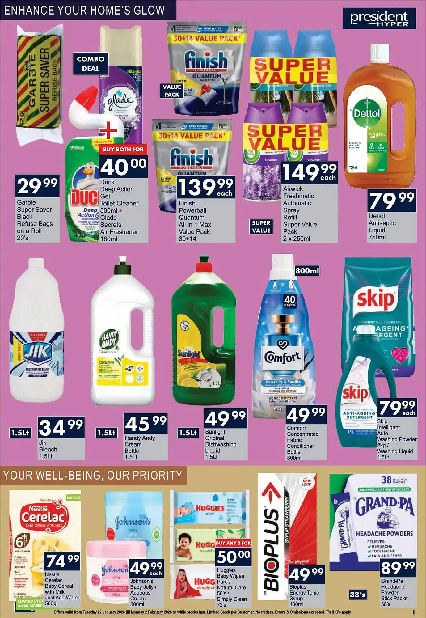 President Hyper catalogue from 27 January to 2 February 2026 - Catalogue Page 8