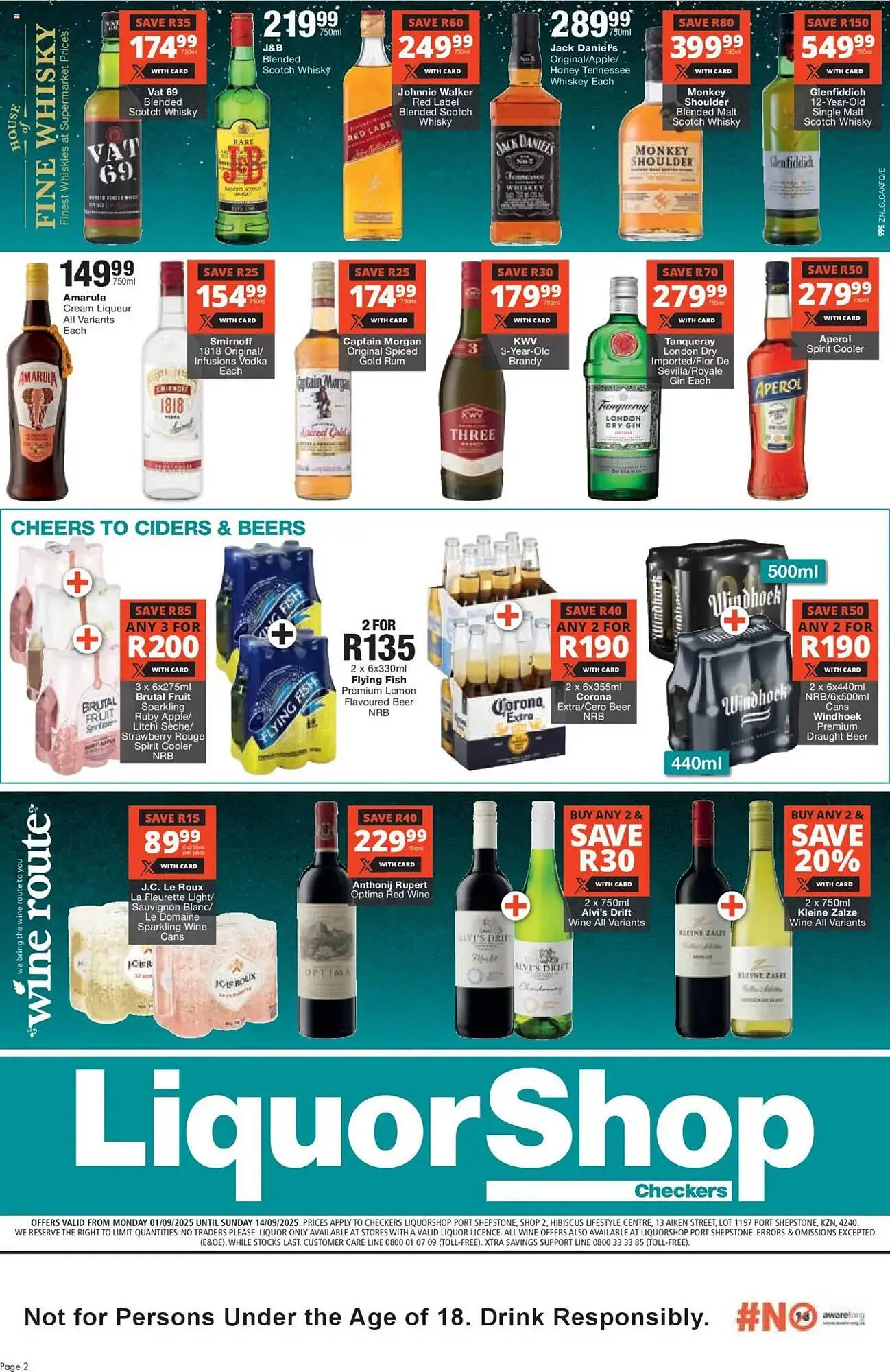 Checkers catalogue from 1 September to 14 September 2025 - Catalogue Page 2
