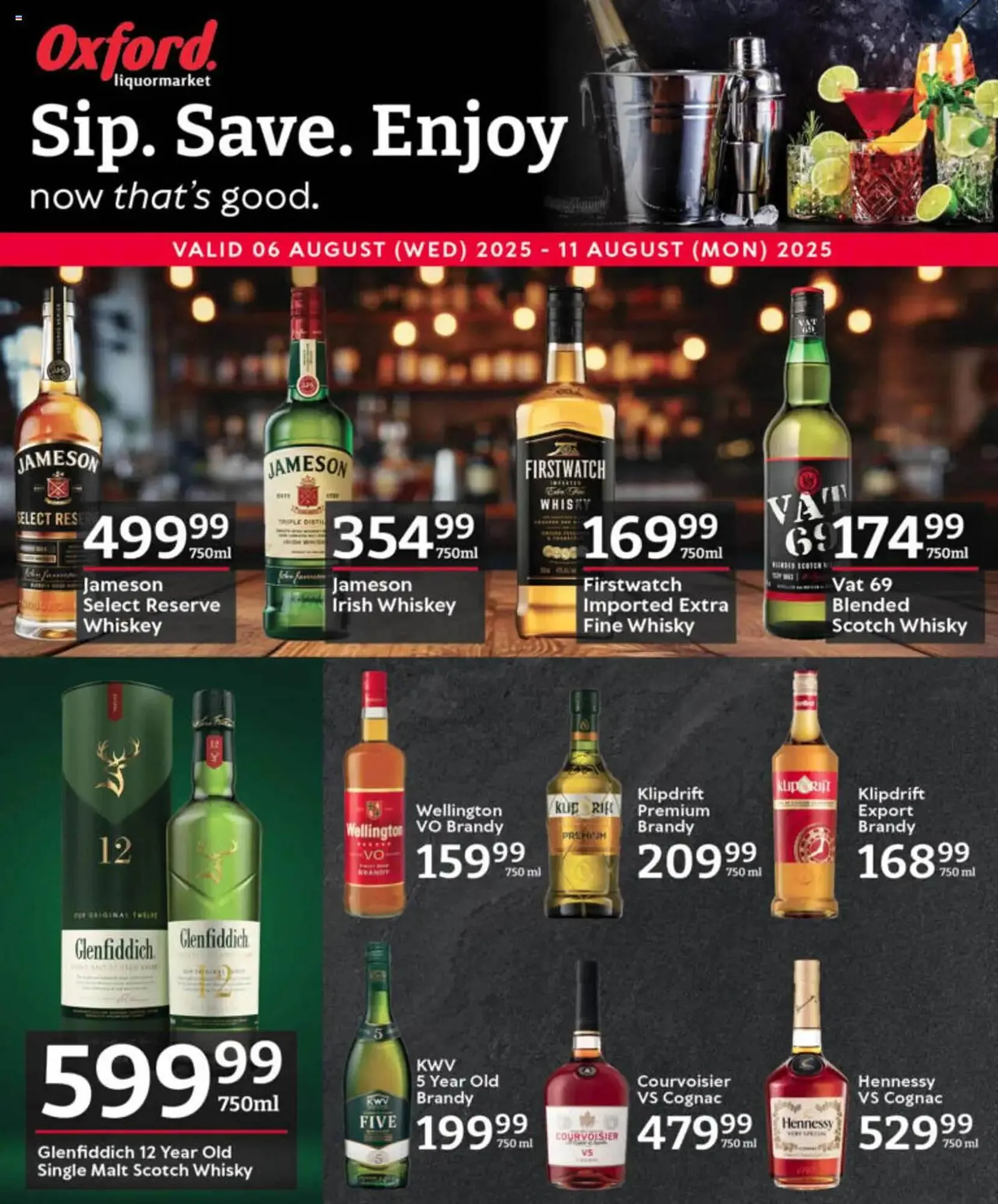 Oxford Freshmarket catalogue from 6 August to 11 August 2025 - Catalogue Page 1