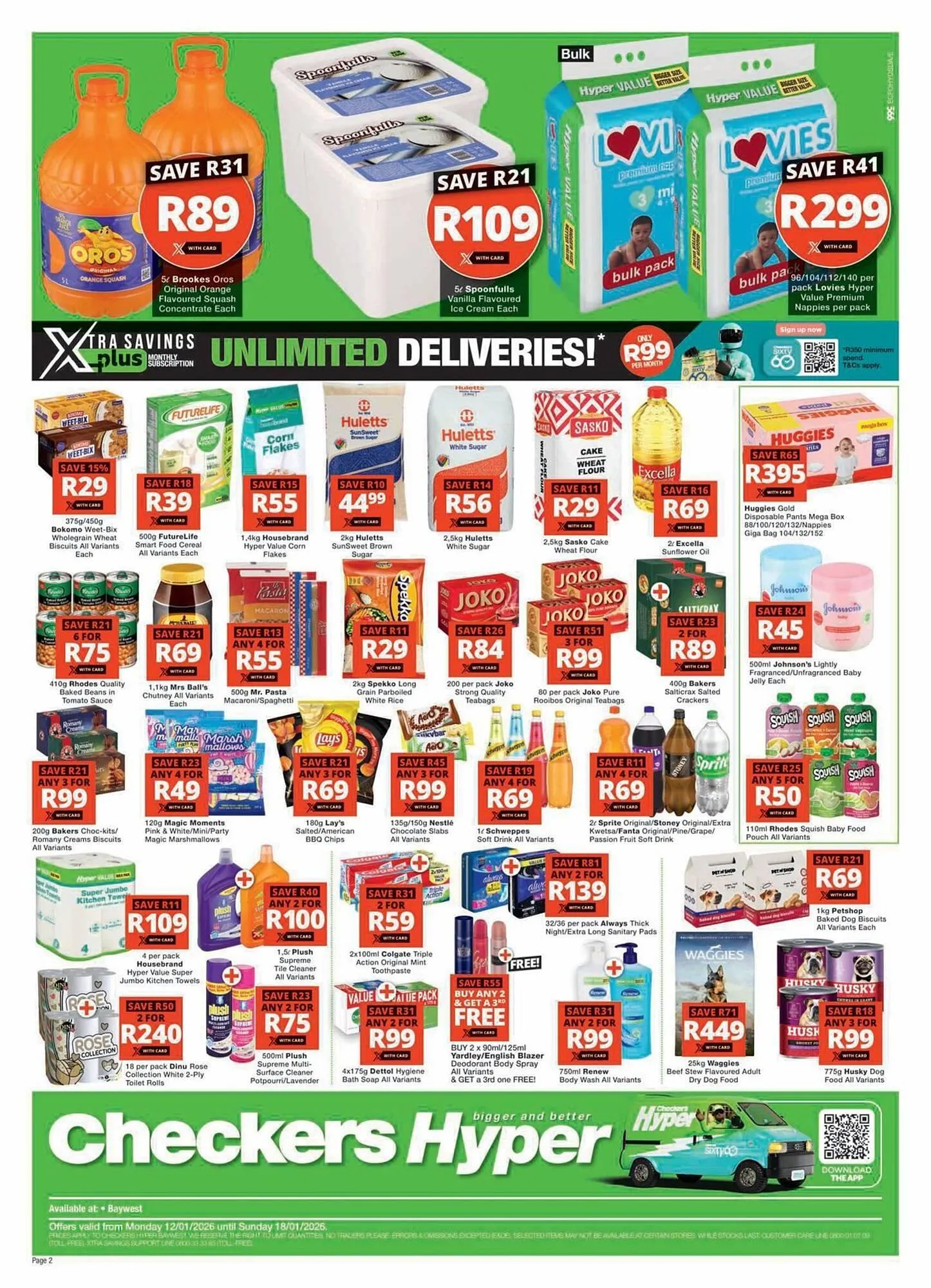 Checkers catalogue from 11 January to 18 January 2026 - Catalogue Page 2