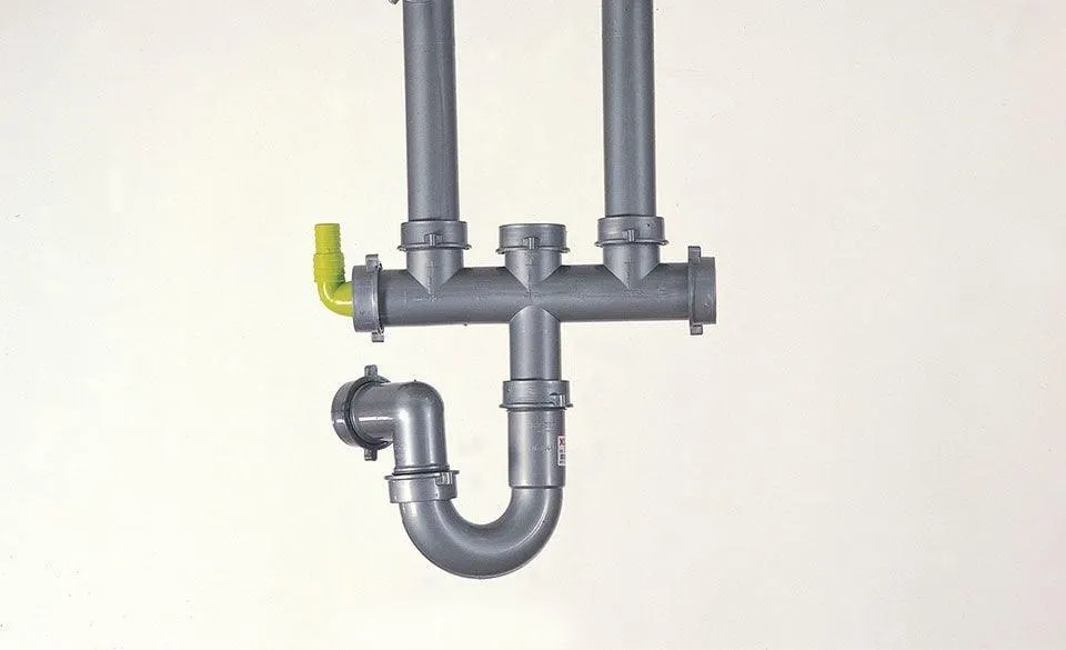 Spazi Waste Plumbing Kit For Sinks With 2 Outlets