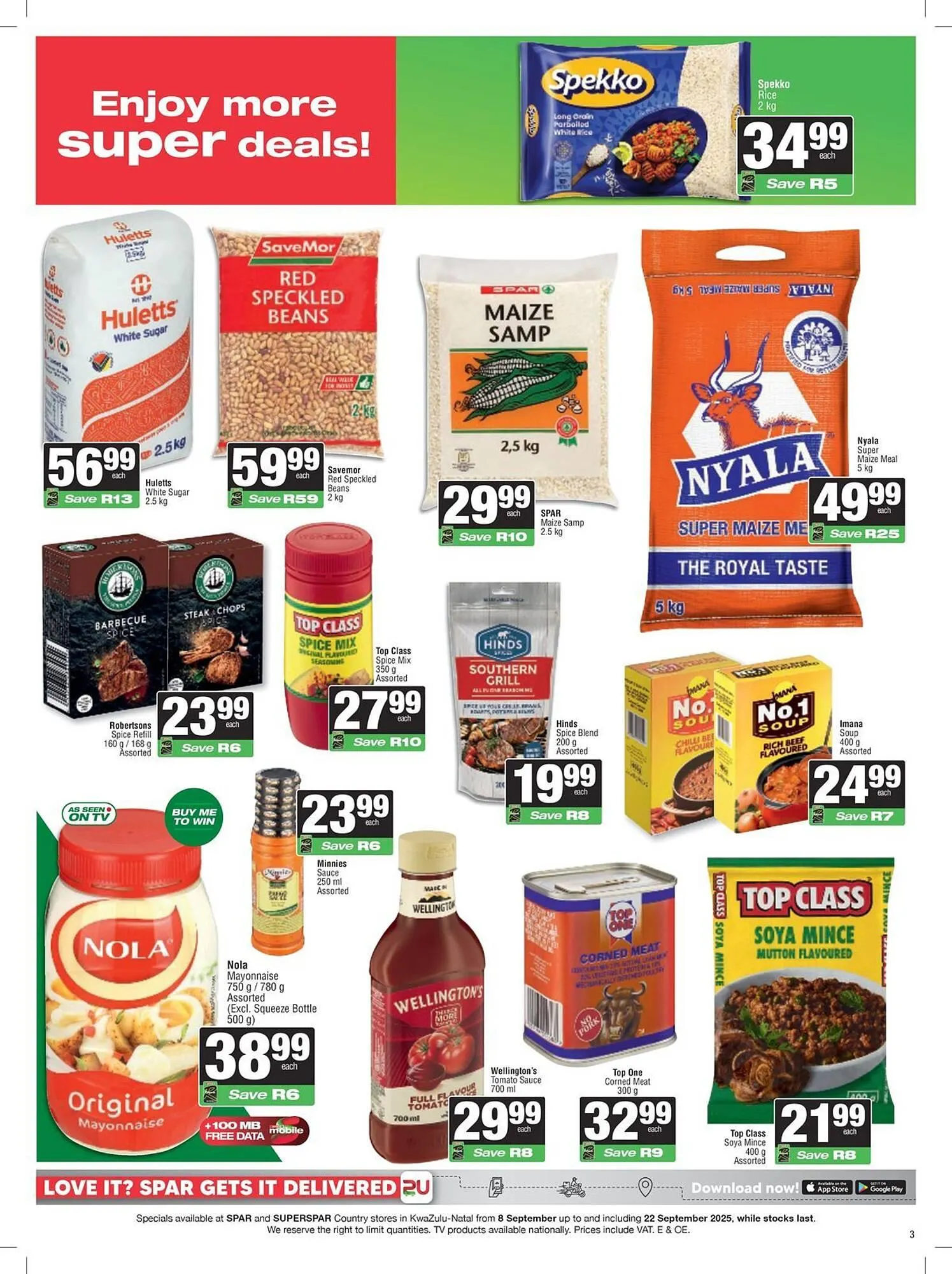 Spar catalogue from 8 September to 22 September 2025 - Catalogue Page 3